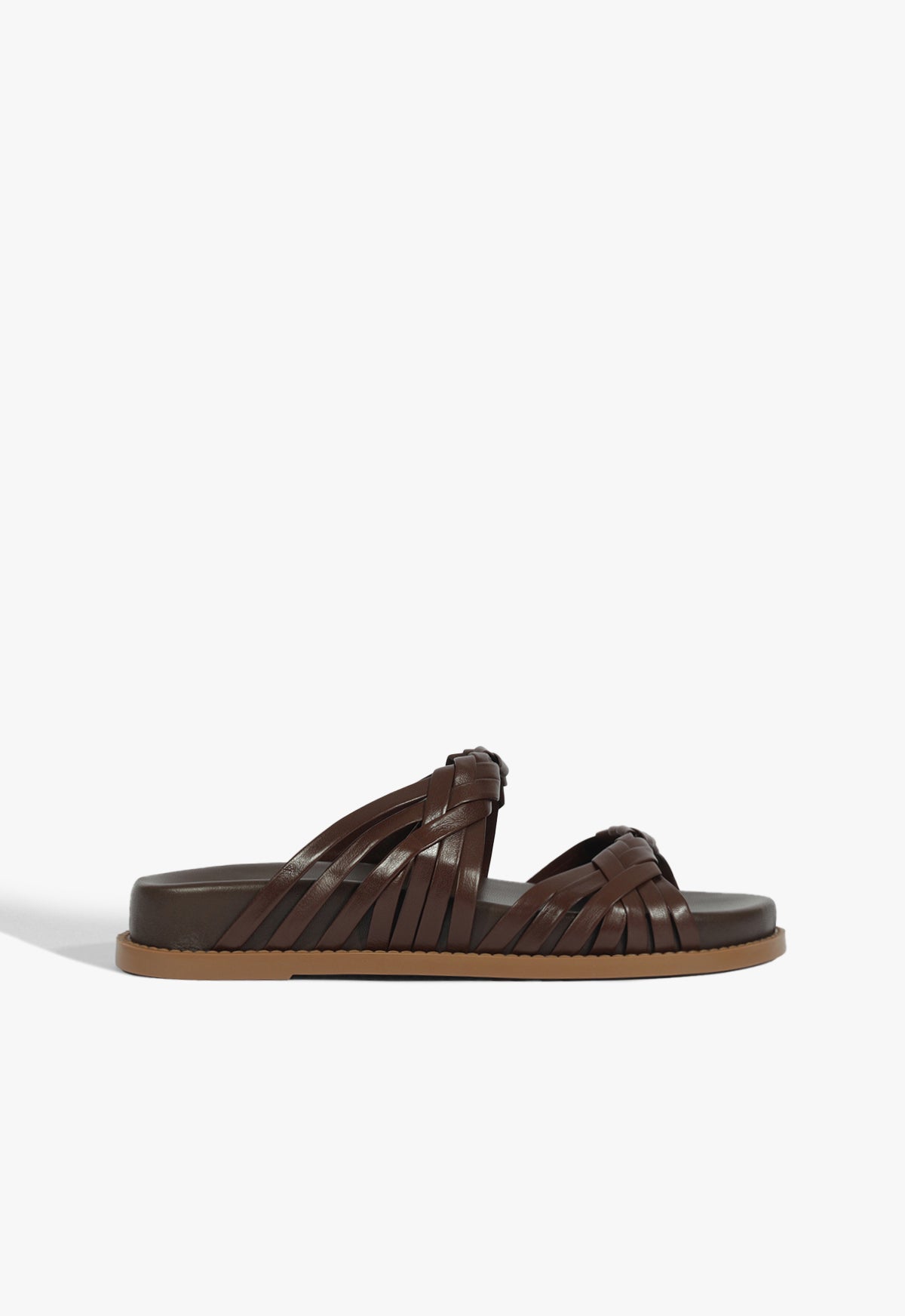 schutz Tara Sporty Leather Sandal