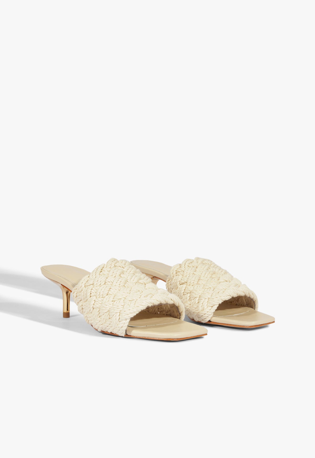 Schutz Tiana Mid Raffia Sandal