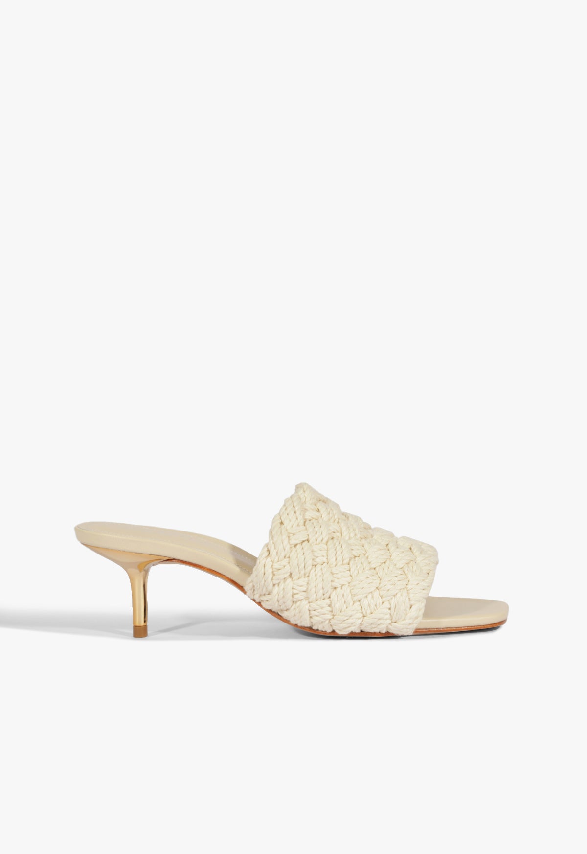schutz Tiana Mid Raffia Sandal