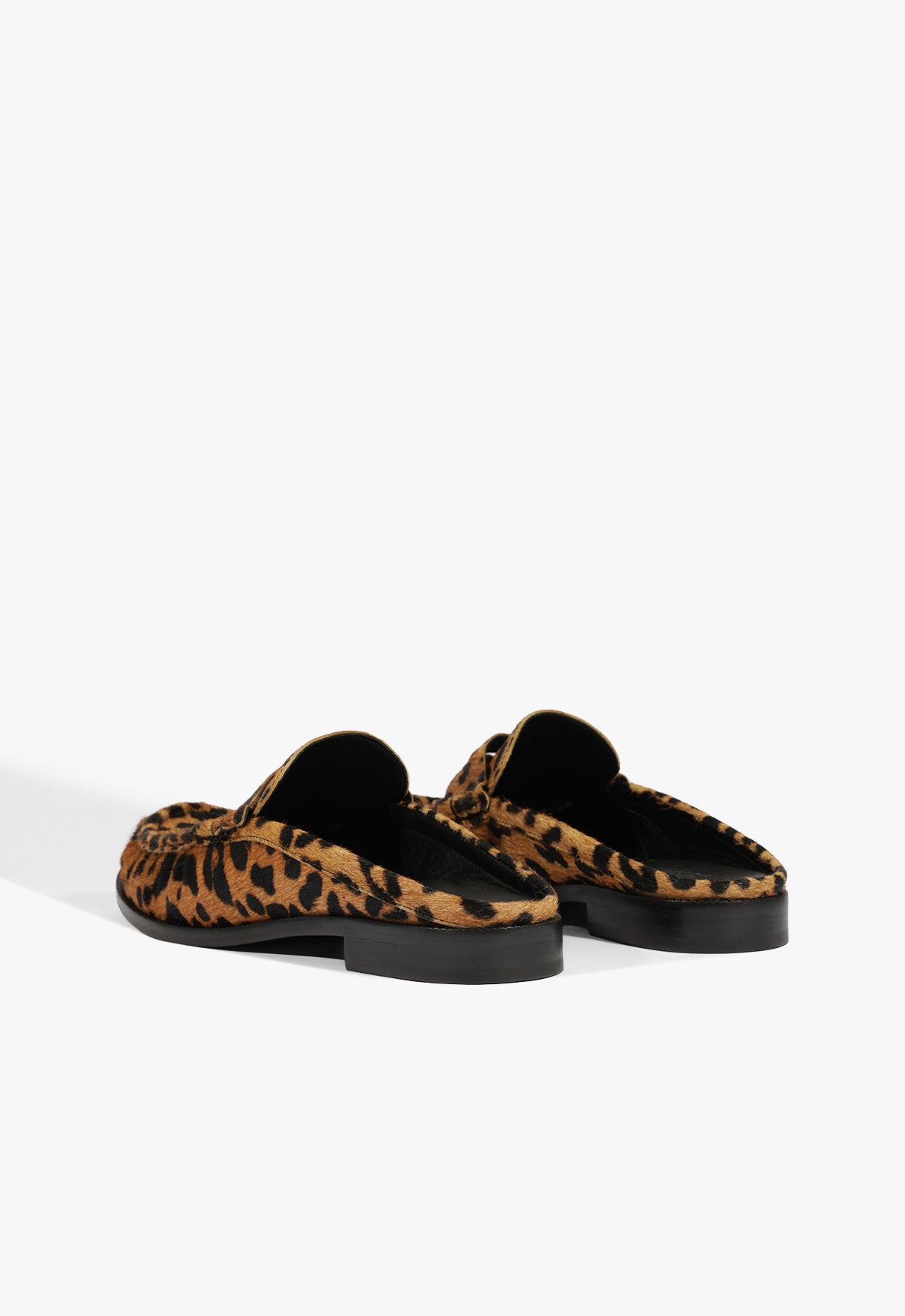 Schutz Tyche Mule Calf Hair Flat