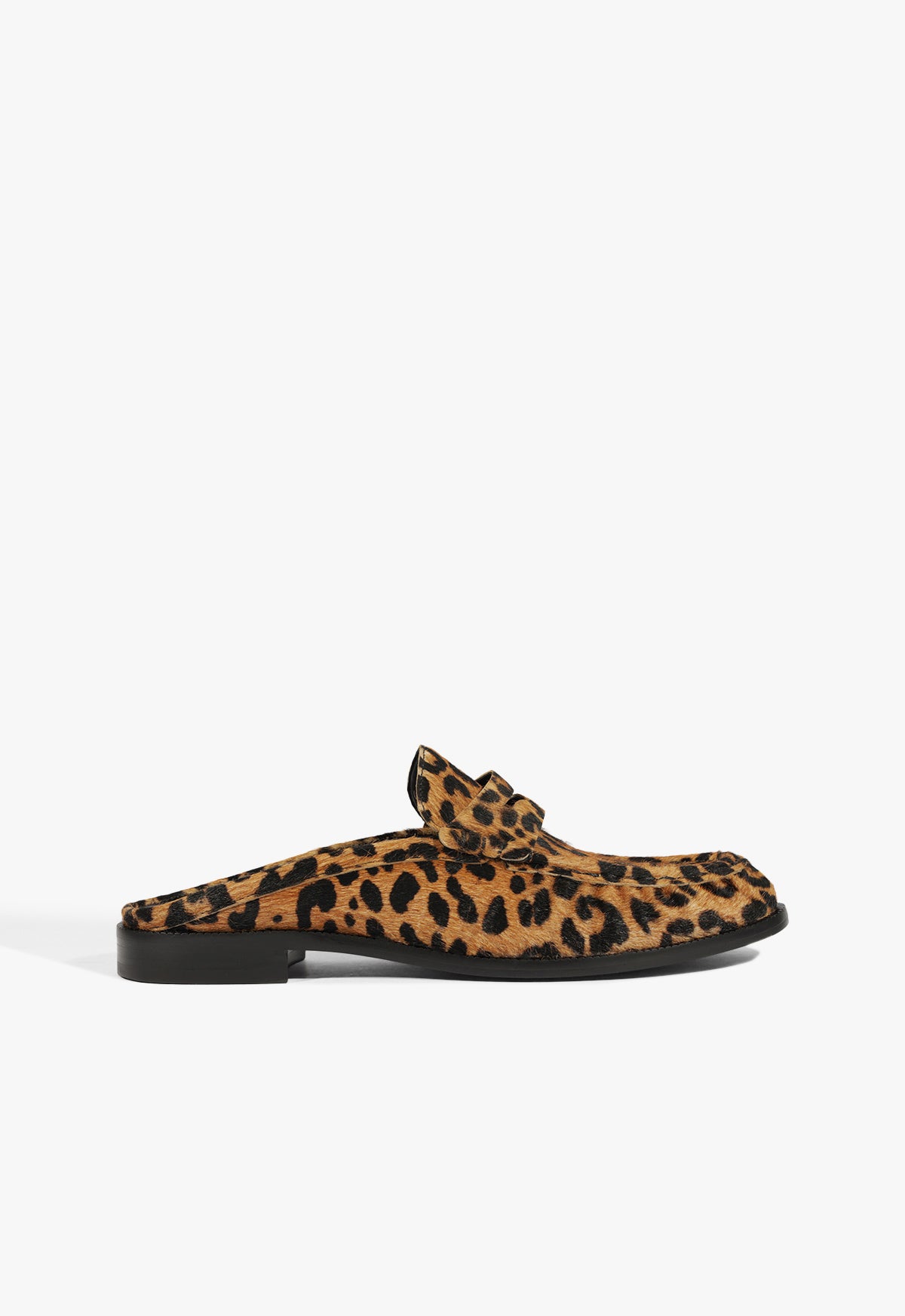 schutz Tyche Mule Calf Hair Flat