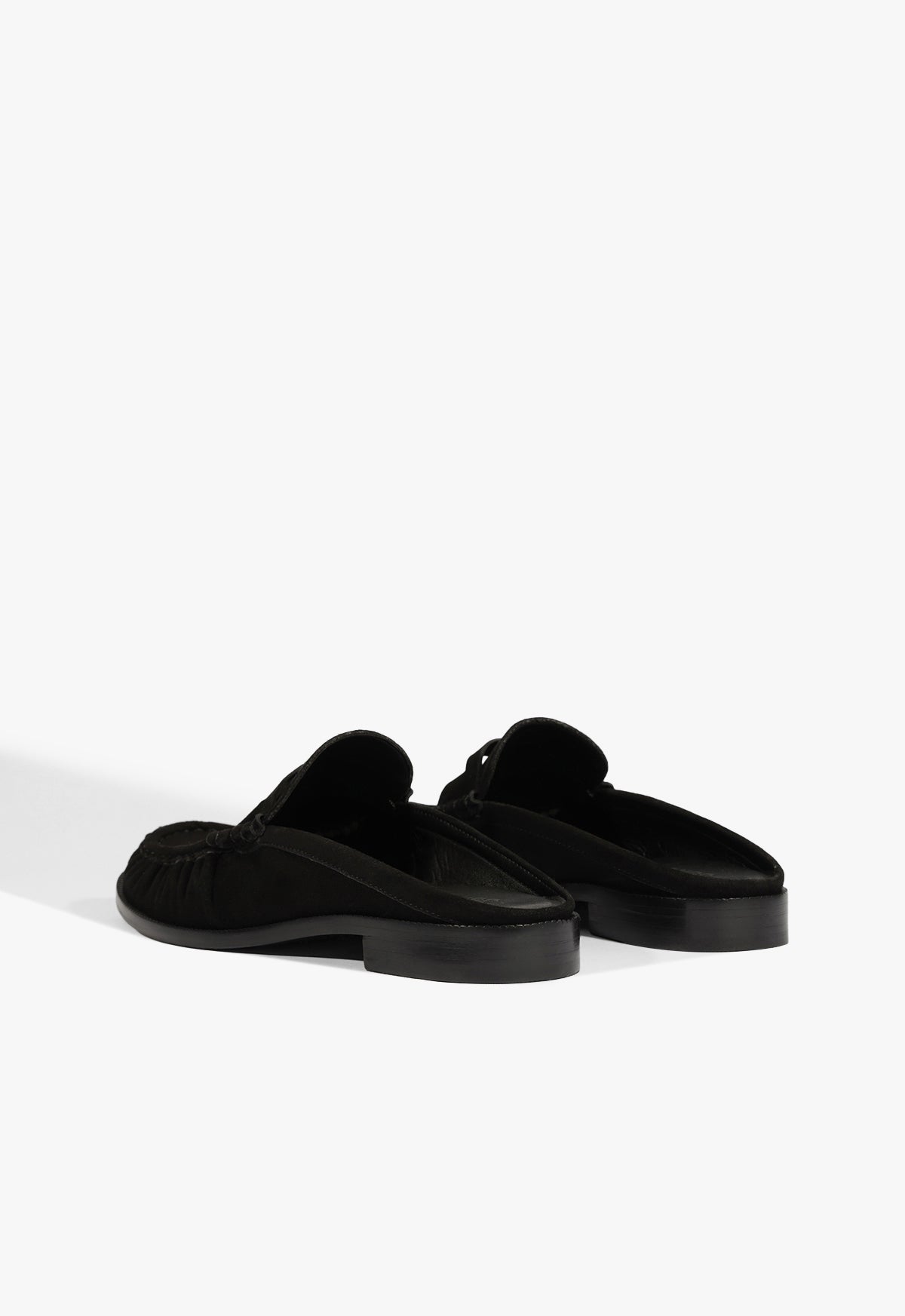 Schutz Tyche Mule Suede Flat