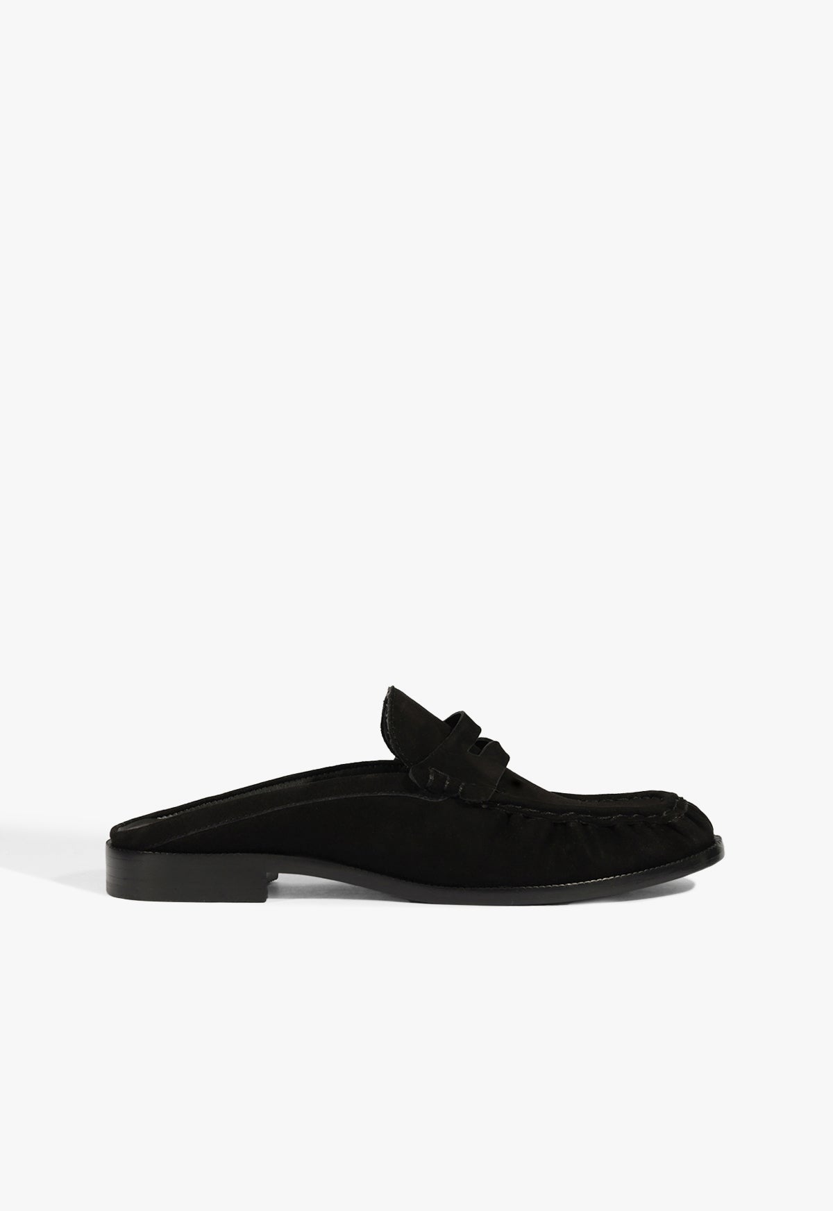 schutz Tyche Mule Suede Flat