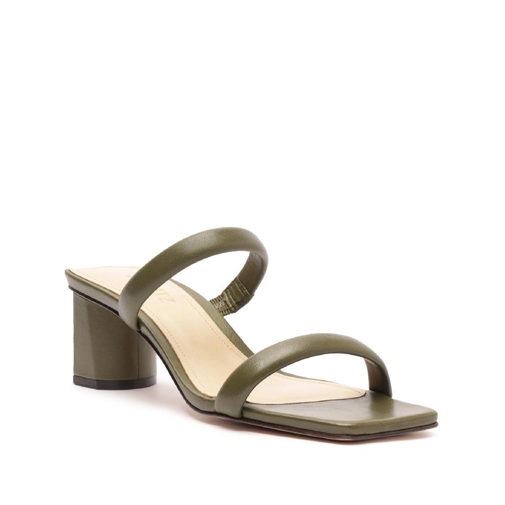 Schutz Ully Lo Nappa Leather Sandal