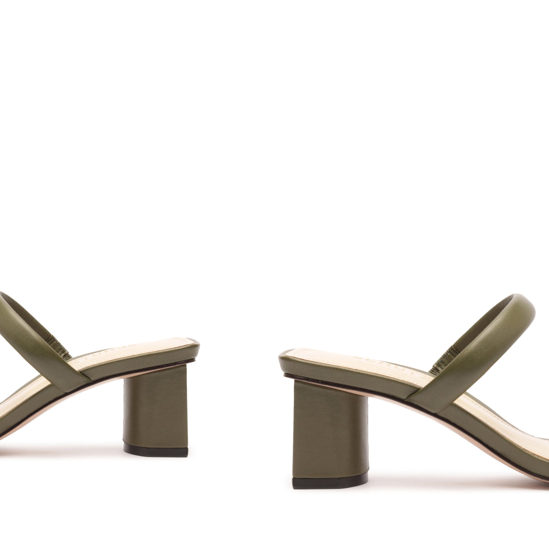 Schutz Ully Lo Nappa Leather Sandal