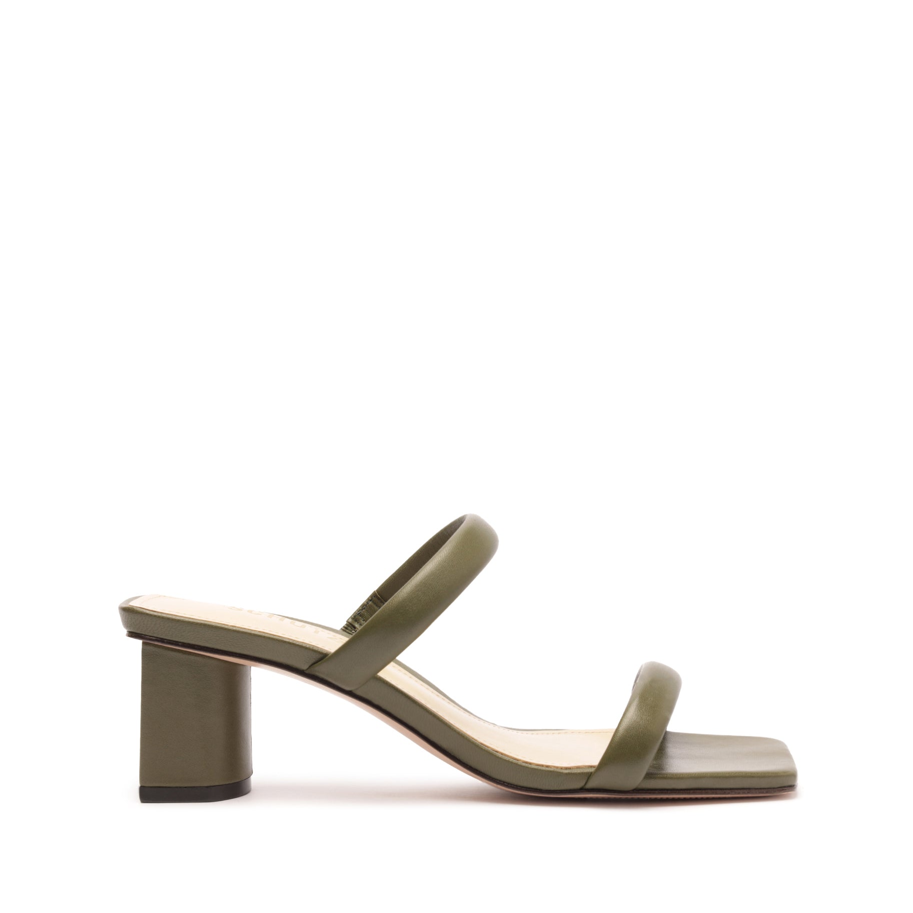 schutz Ully Lo Nappa Leather Sandal
