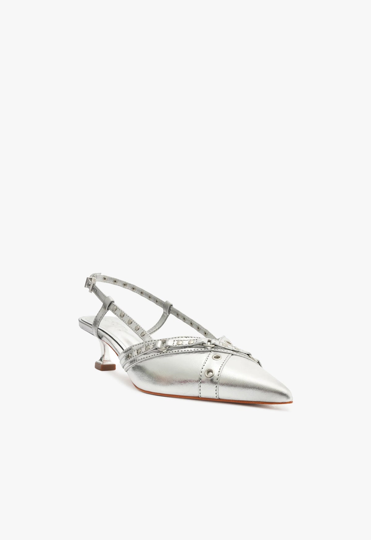 Schutz Venezia Metallic Leather Pump