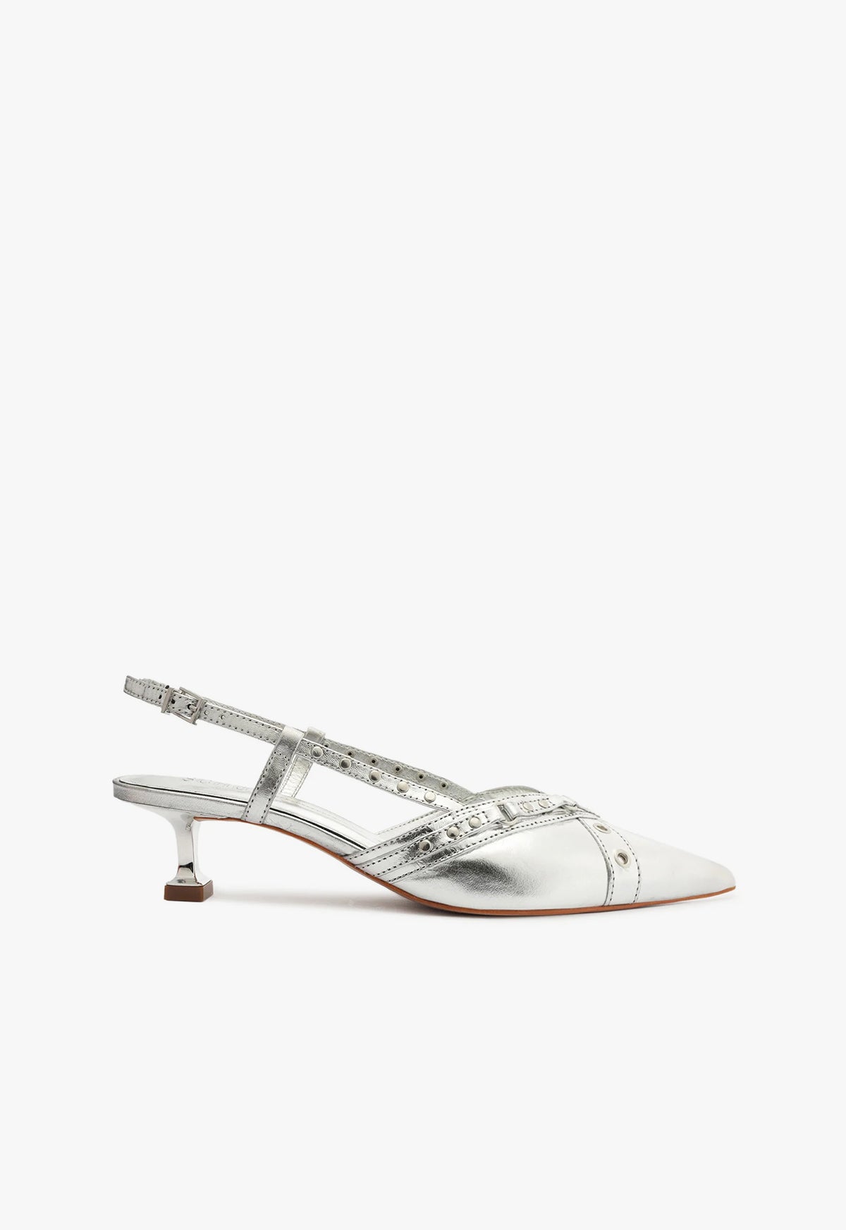 schutz Venezia Metallic Leather Pump