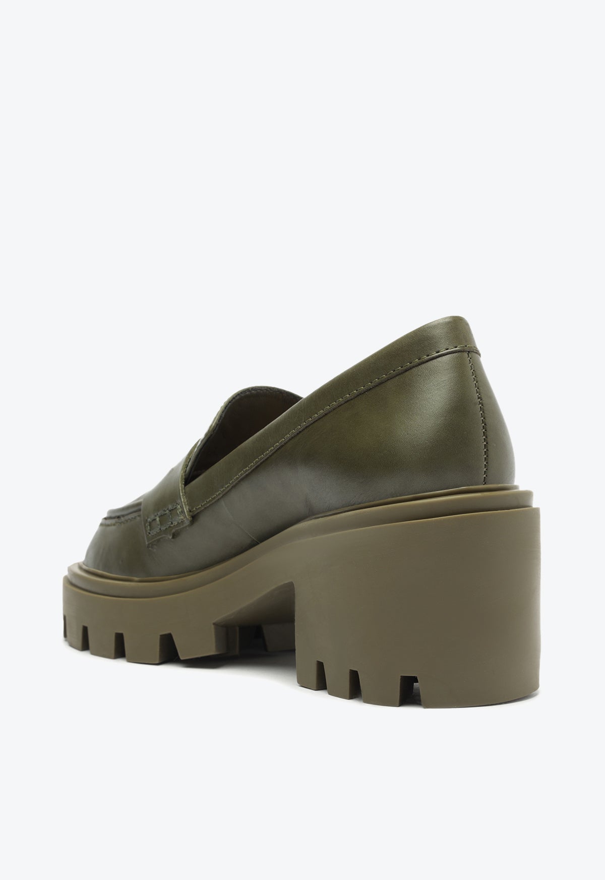 Schutz Viola Tractor Leather Flat