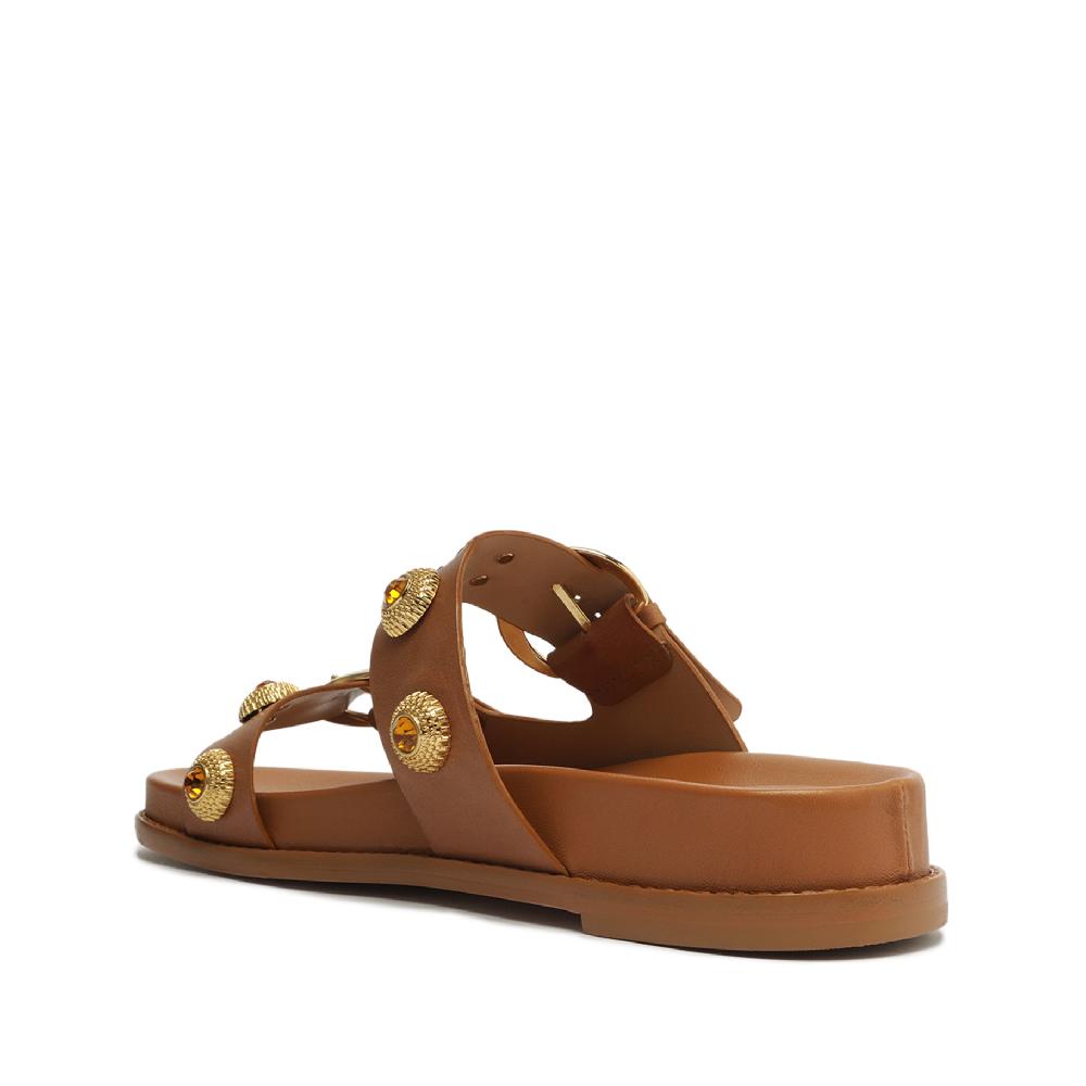 Schutz Vivian Sporty Atanado Leather Sandal