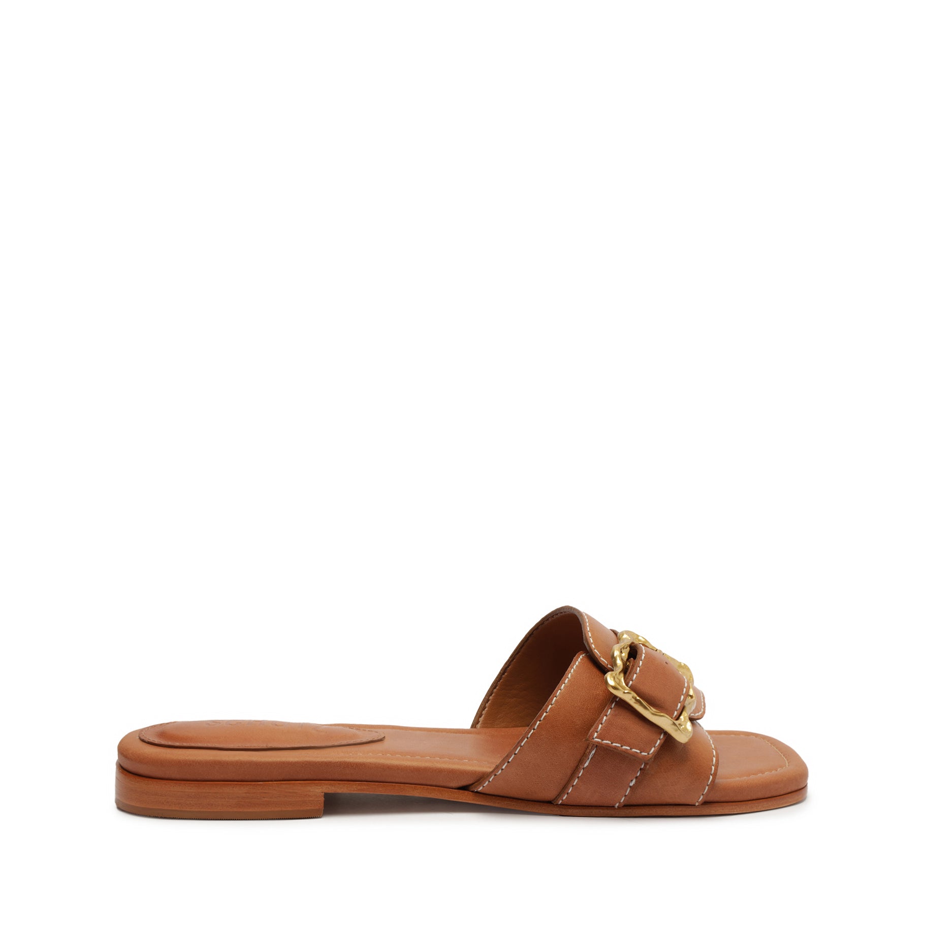 schutz Wavy Flat Sandal
