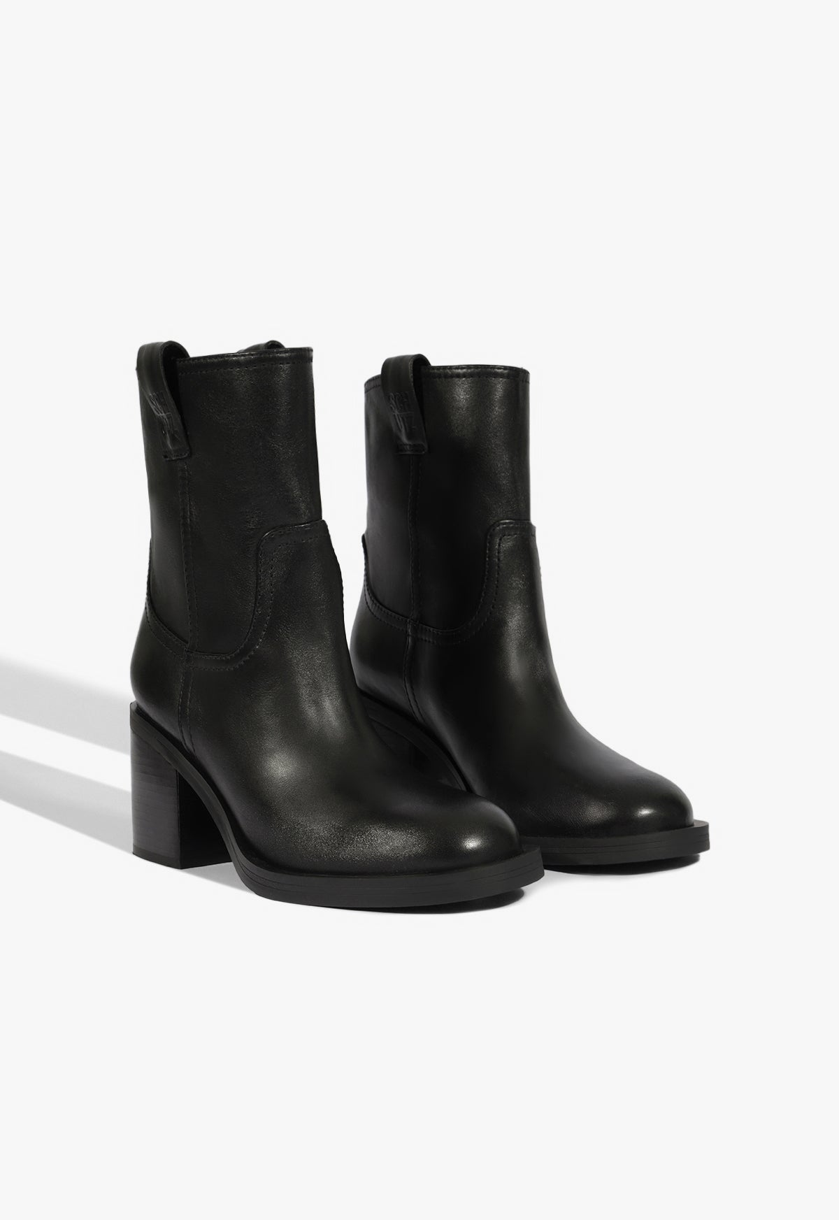 Schutz Wyatt Leather Bootie