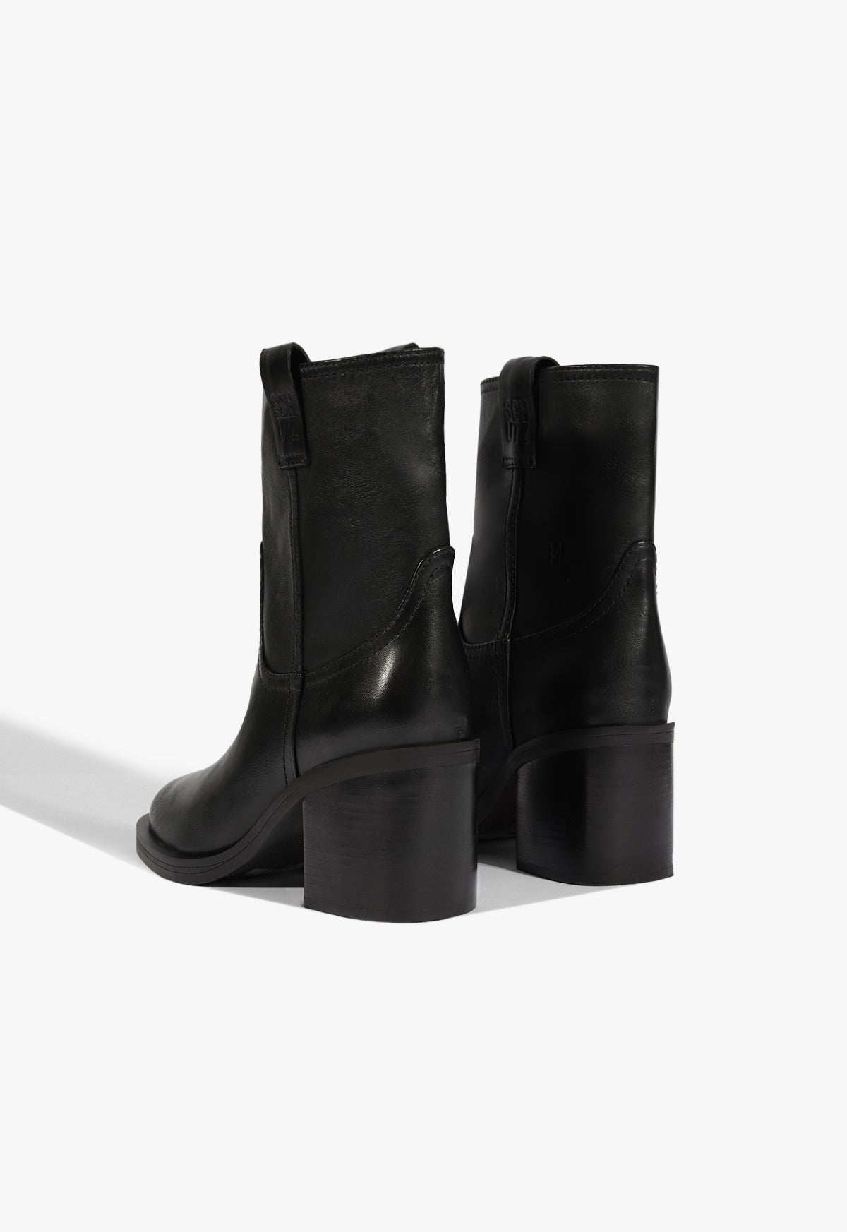 Schutz Wyatt Leather Bootie