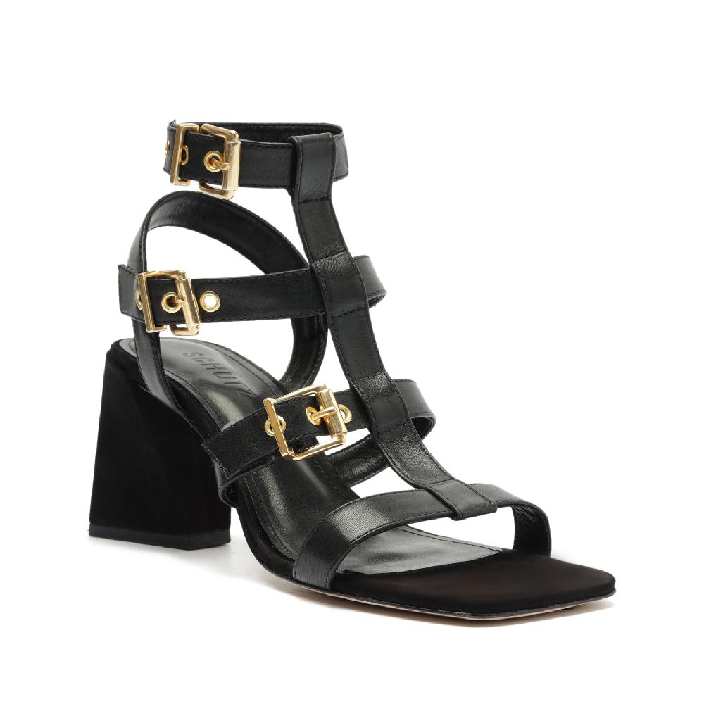Schutz Yala Block Leather Sandal
