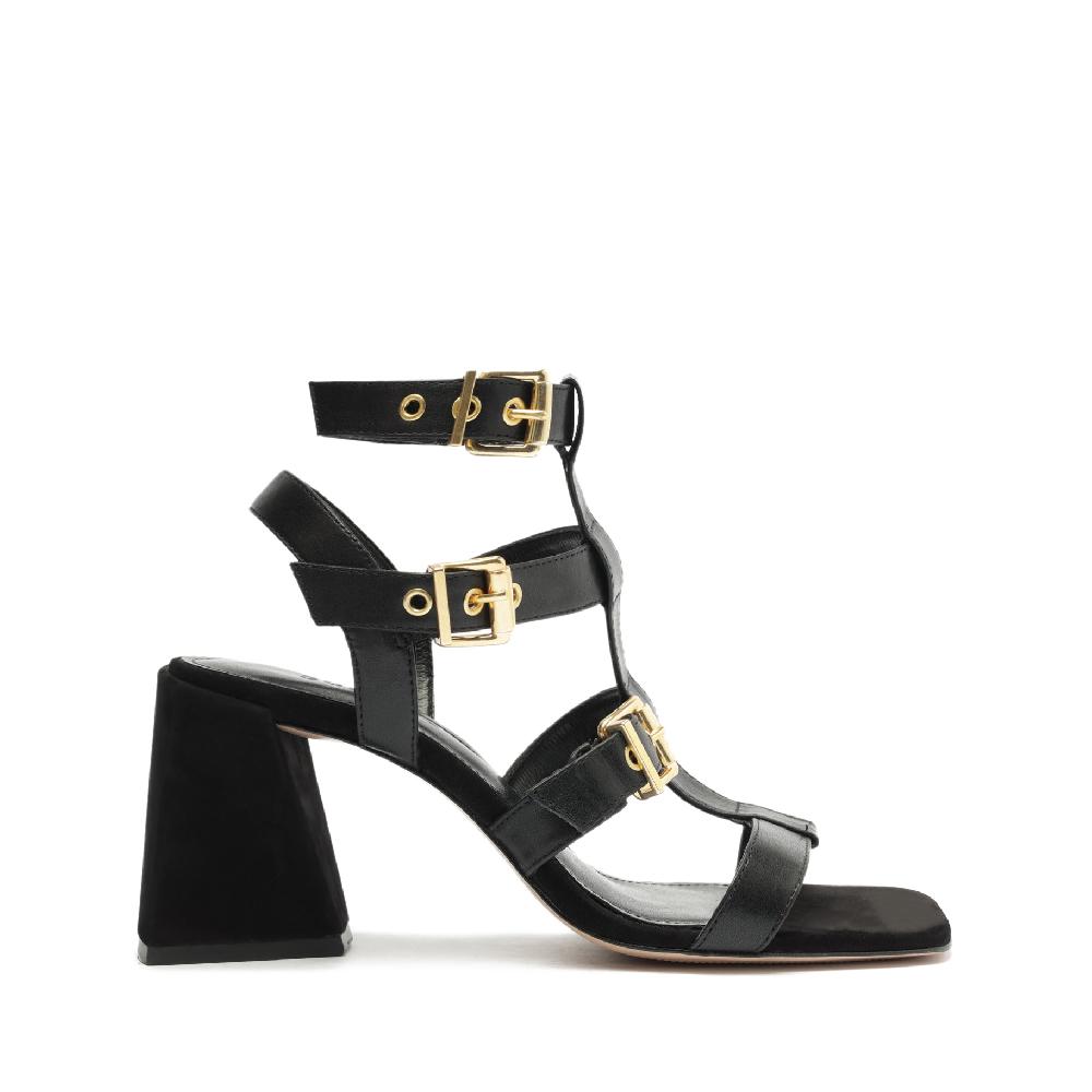 schutz Yala Block Leather Sandal