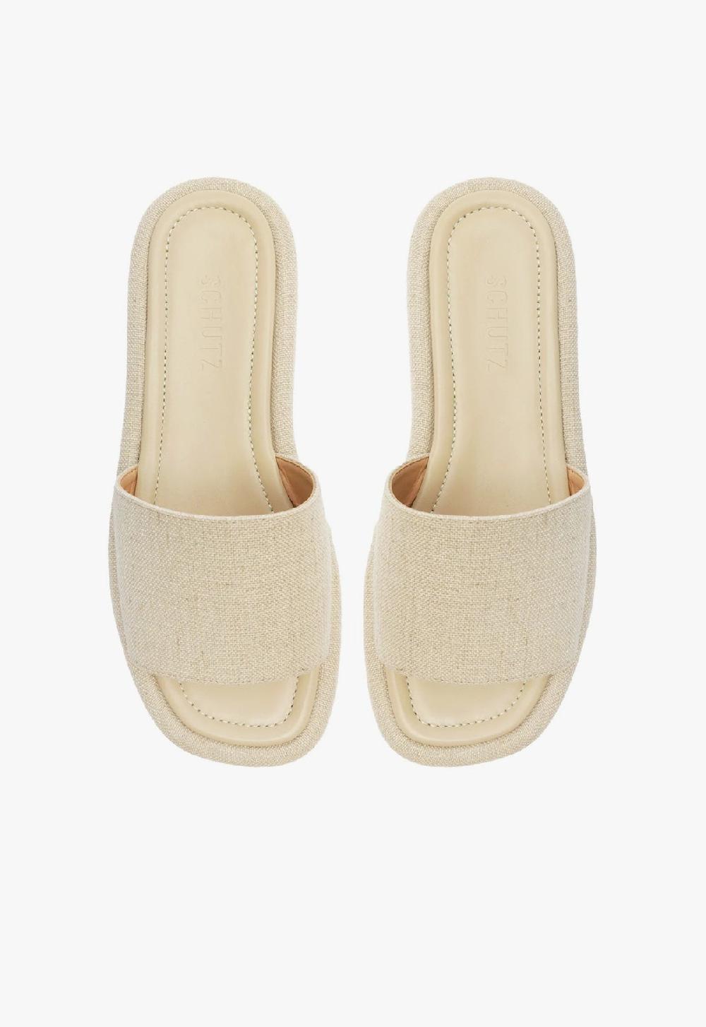 Schutz Yara Linen Flatform