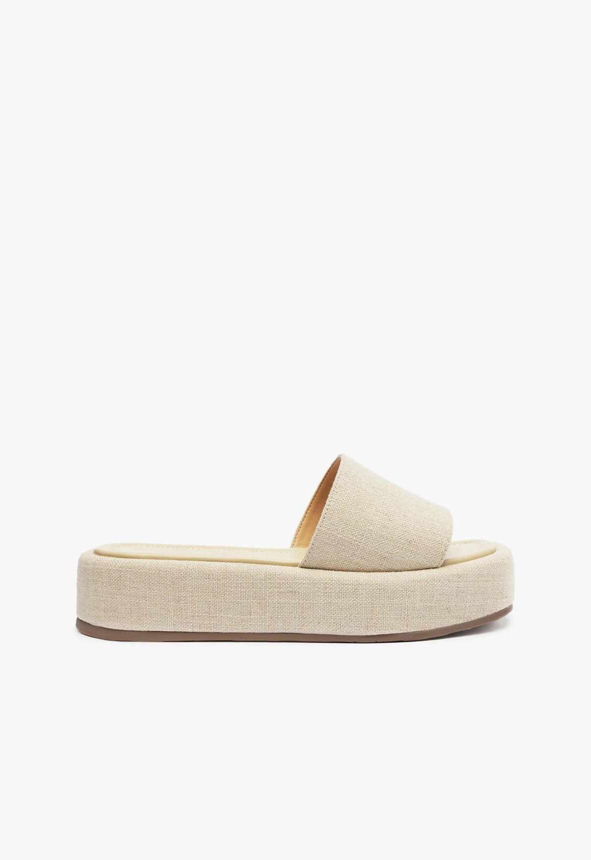 schutz Yara Linen Flatform