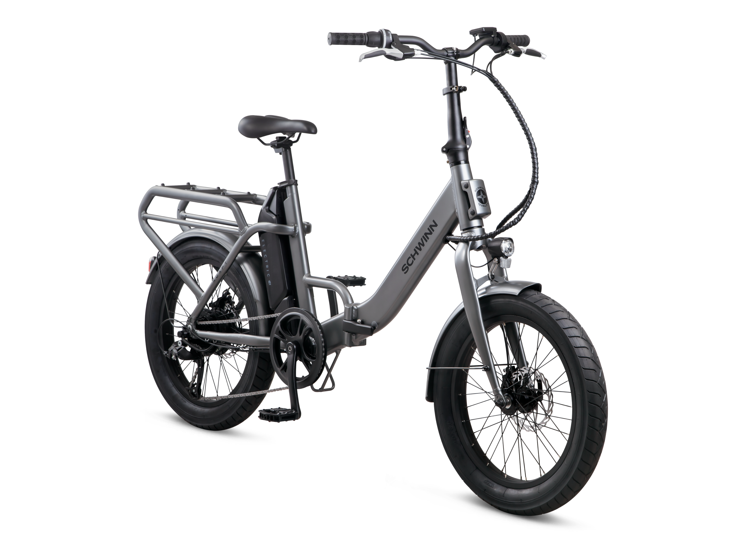 Schwinn Adapt Folding Electric Bike Electric Bike Grey