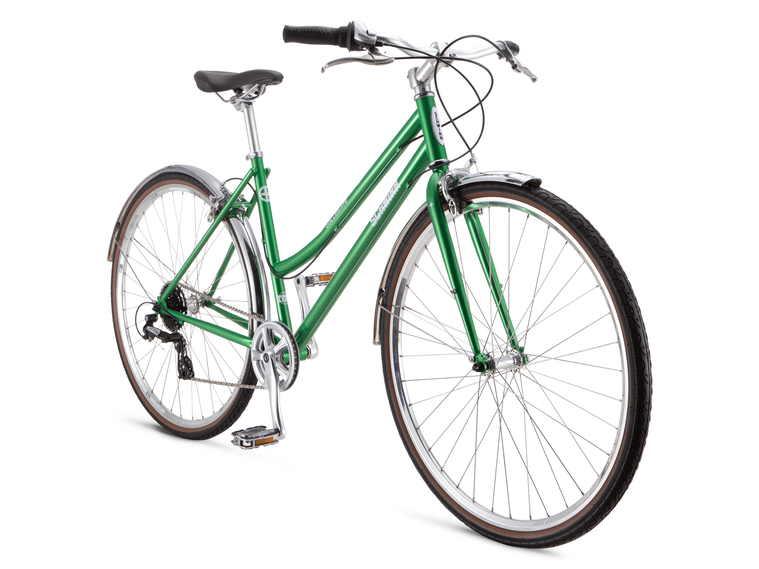 Schwinn Collegiate Step-Thru 700c Hybrid Bike Green