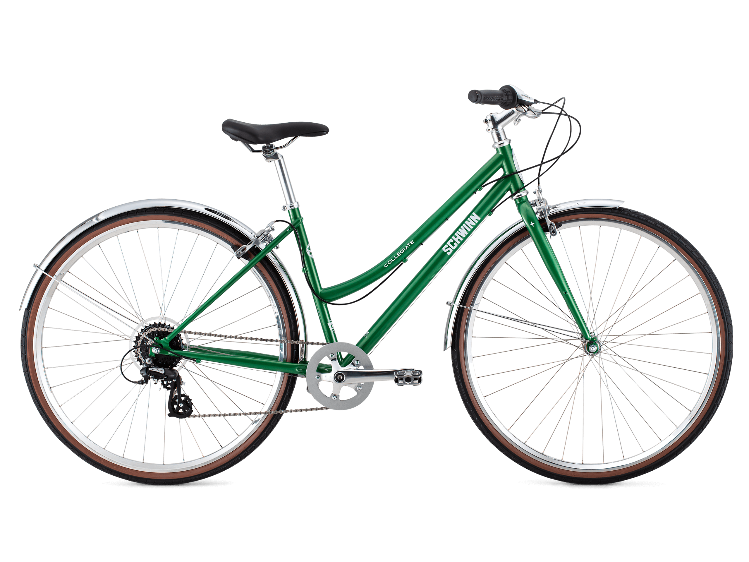 schwinn Collegiate Step-Thru 700c Hybrid Bike Green