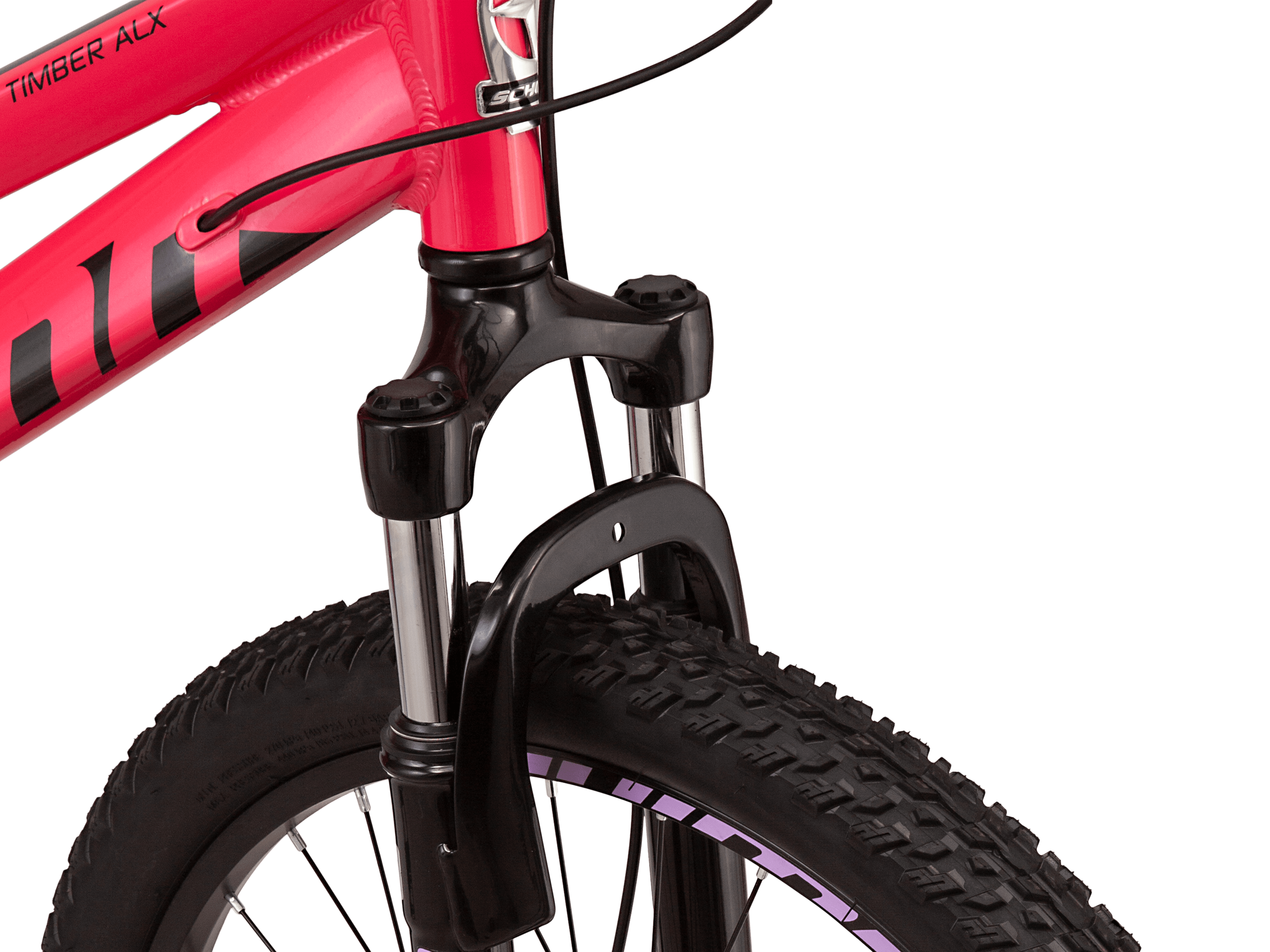 Schwinn High Timber ALX Step-Thru 24in Kids Bike Raspberry