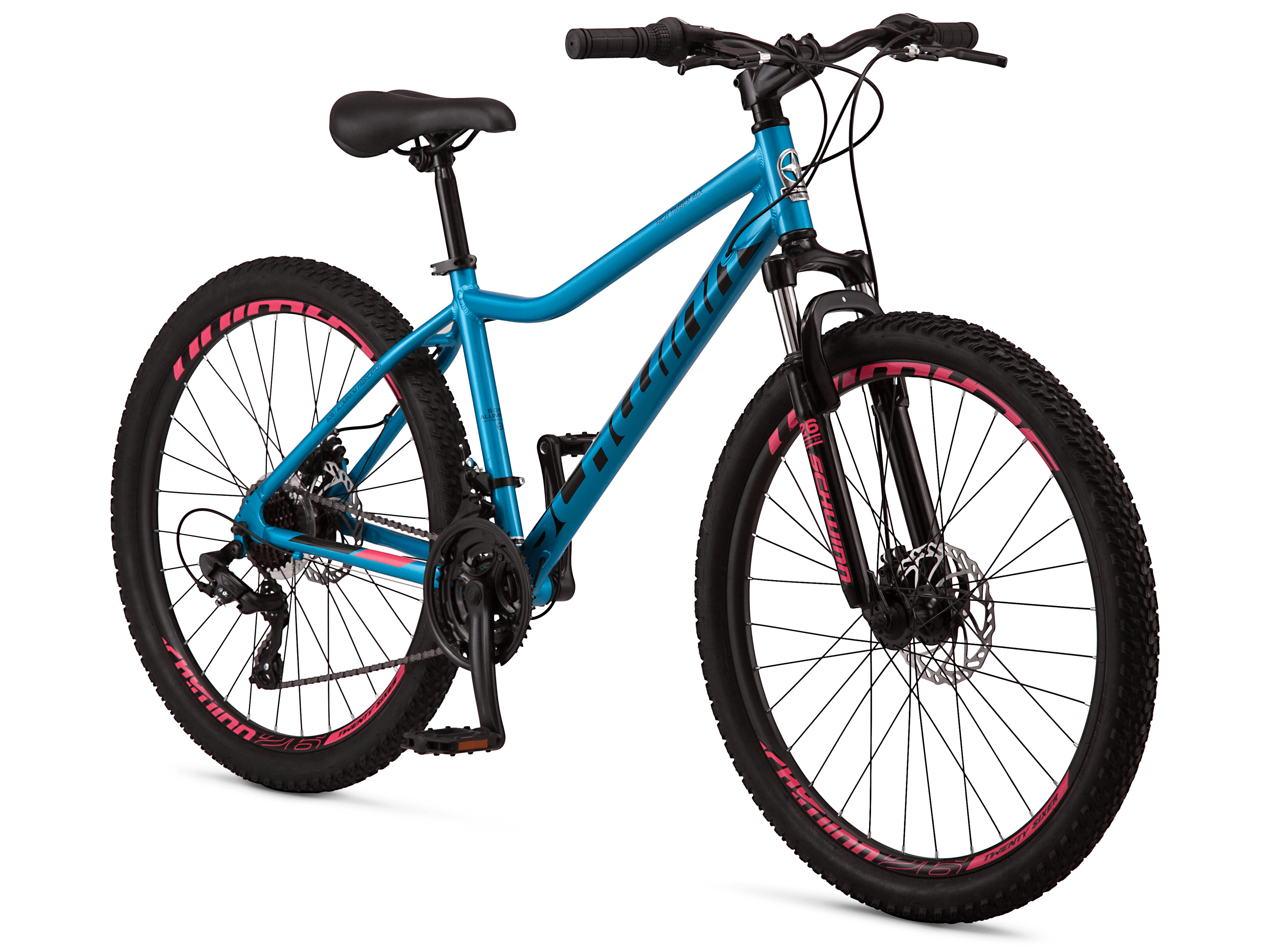 Schwinn High Timber ALX Step-Thru 26in Mountain Bike Blue