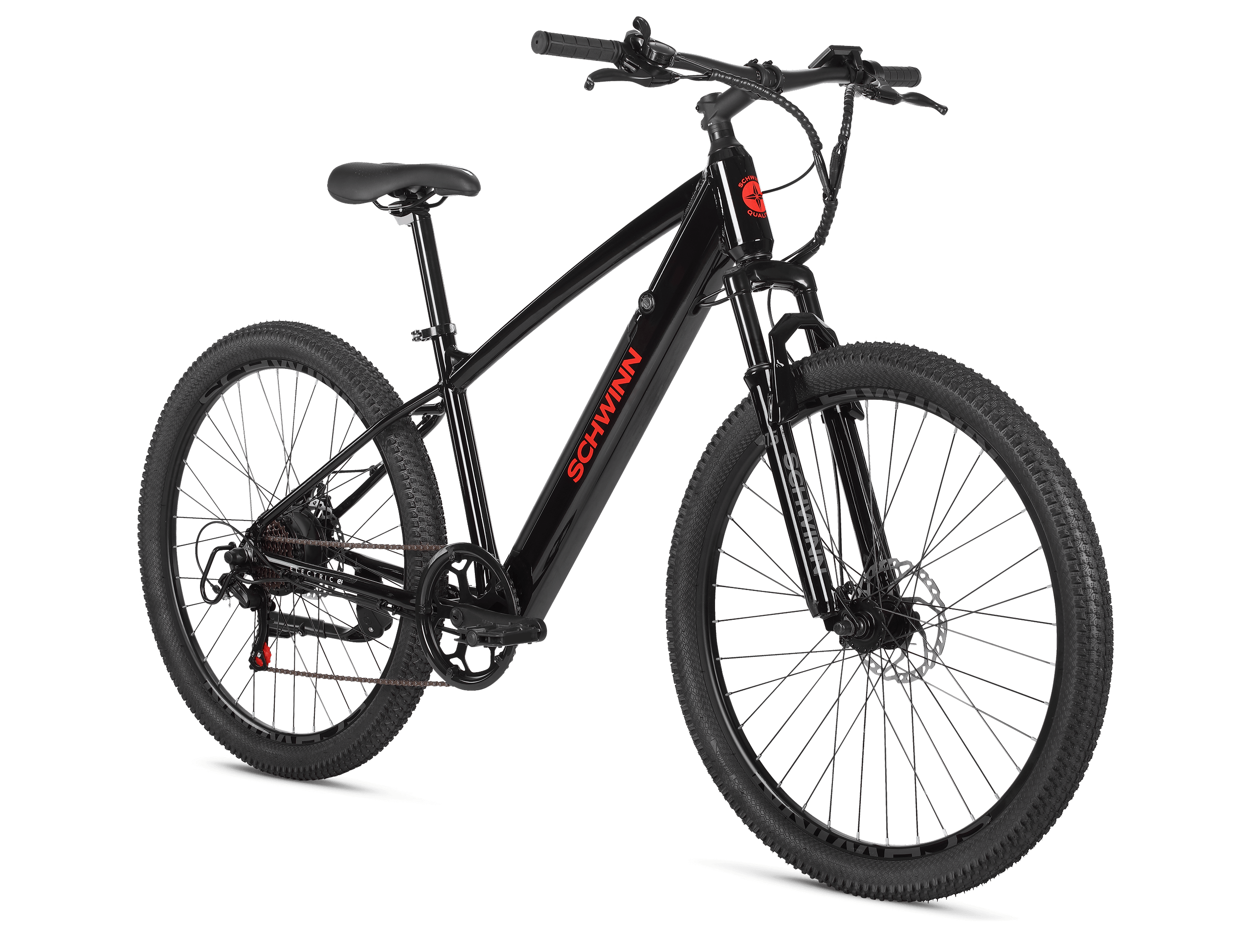 Schwinn High Timber Electric Bike Electric Bike Black