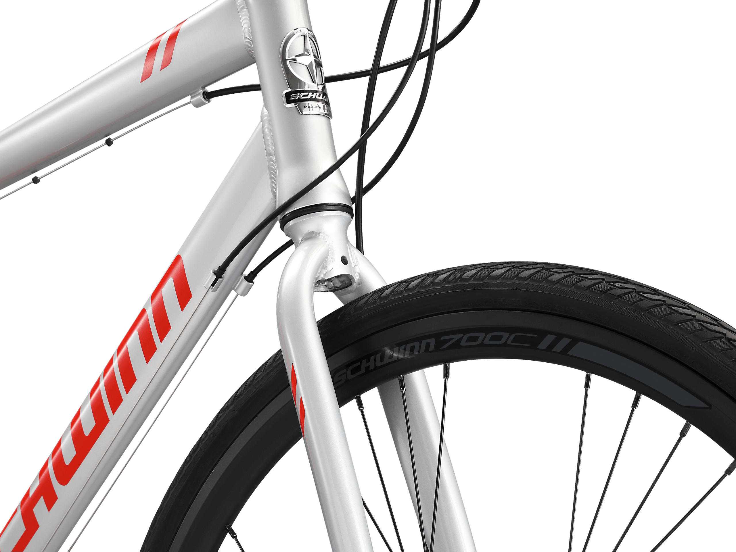 Schwinn Circuit 28in Hybrid Bike Silver