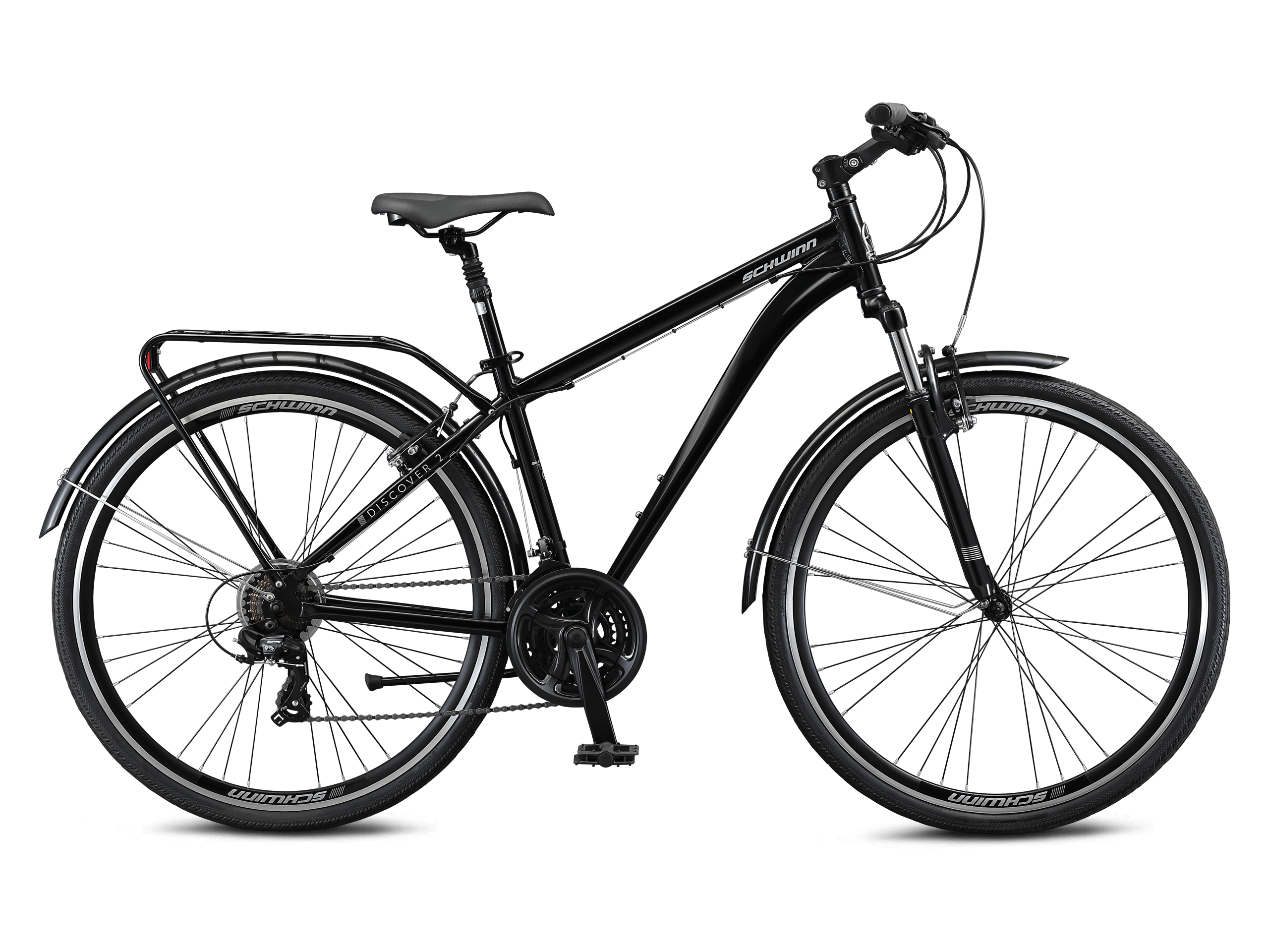 schwinn Discover 2 - 700c Hybrid Bike Black