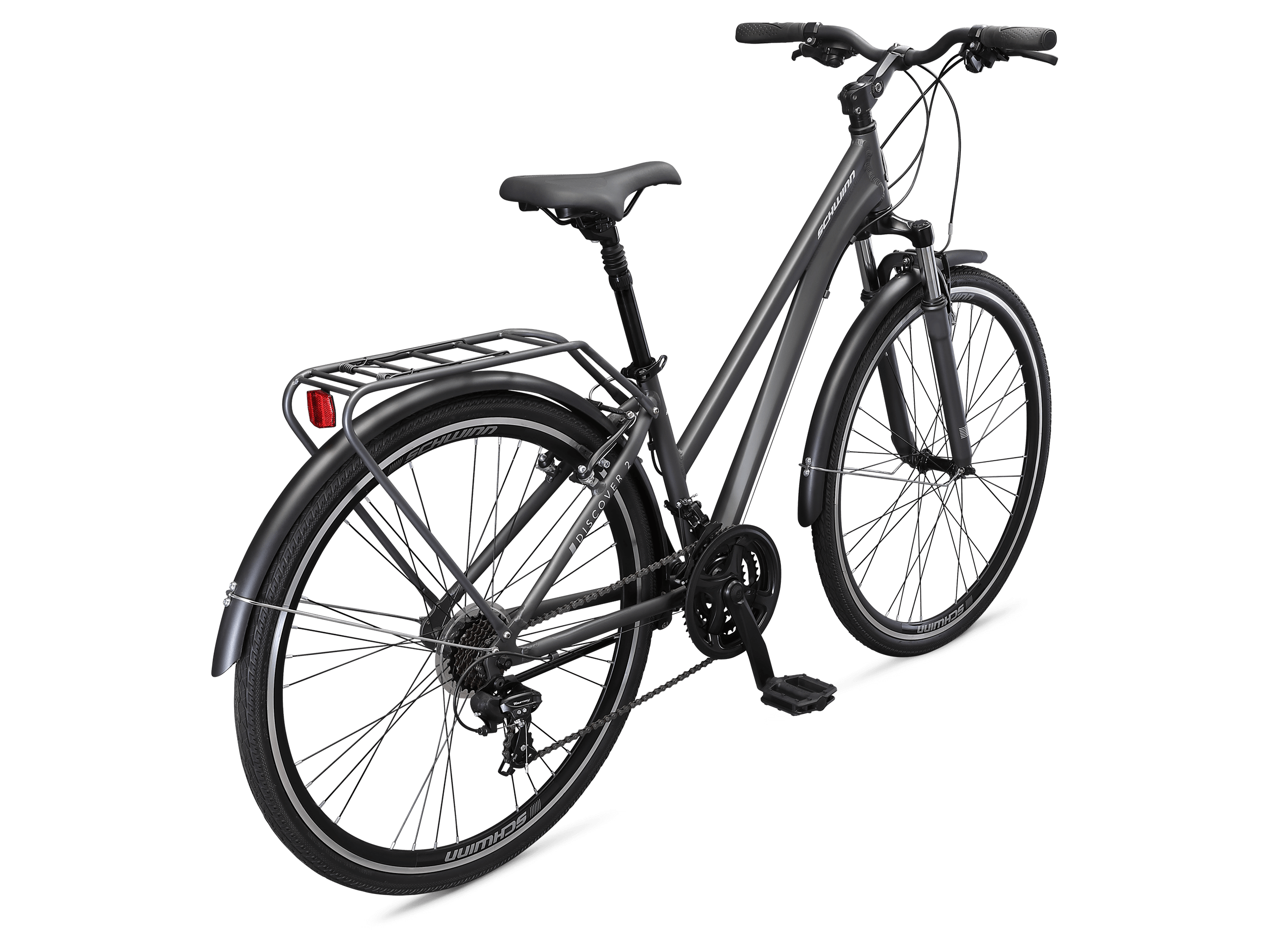 Schwinn Discover 2 Step-Thru 700c Hybrid Bike Grey