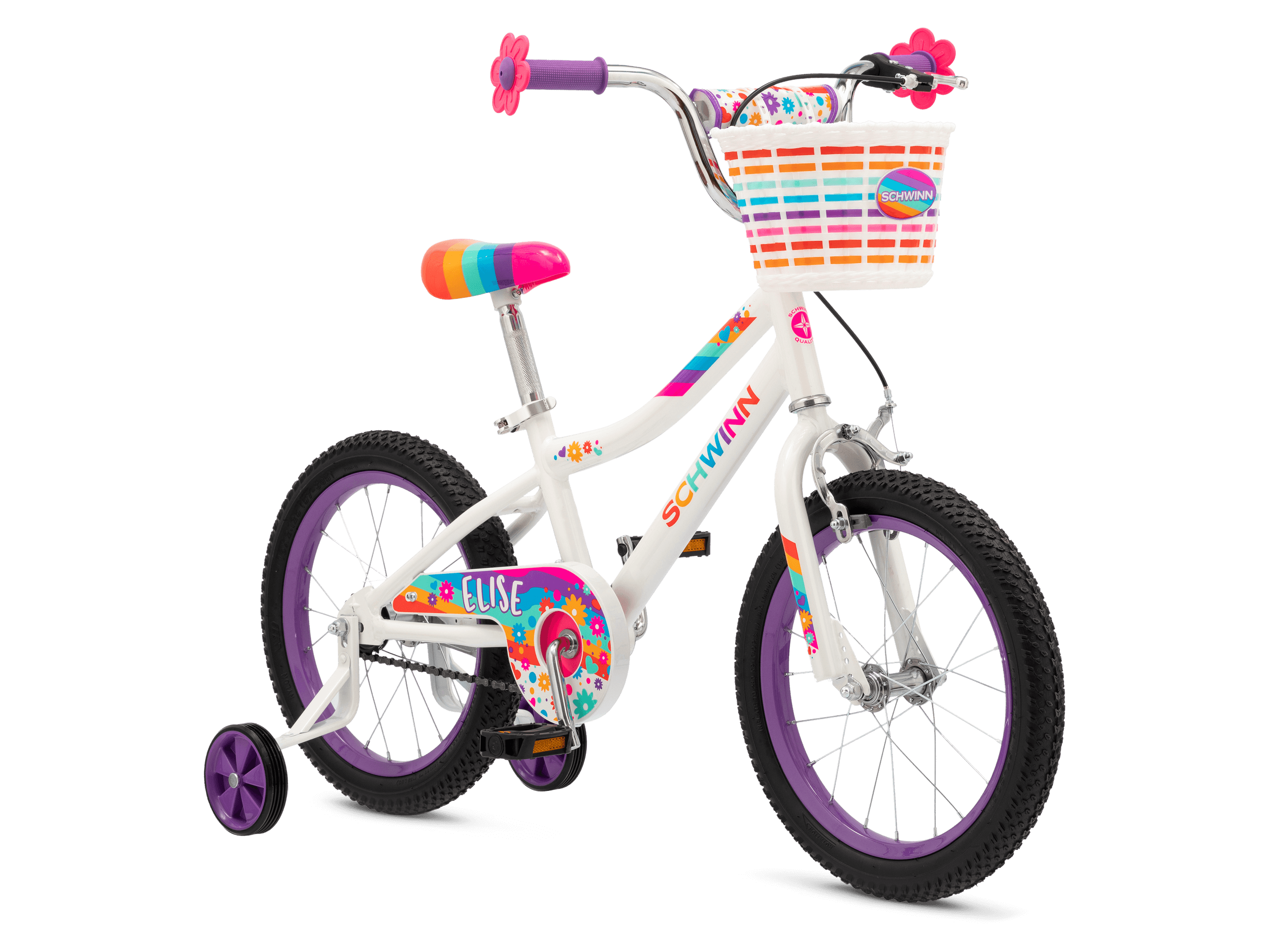 schwinn Elise 16in Kids Bike White