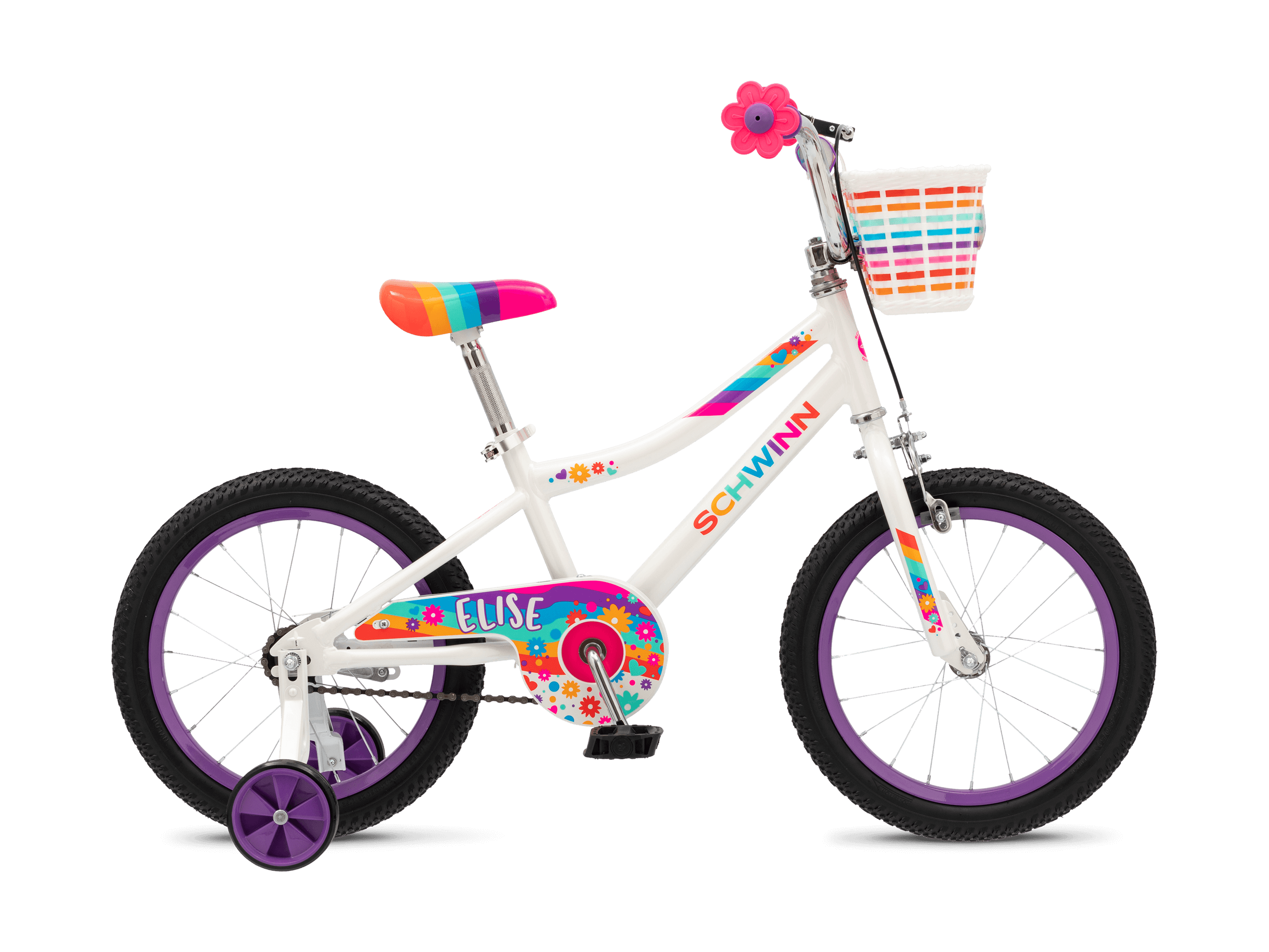 schwinn Elise 16in Kids Bike White