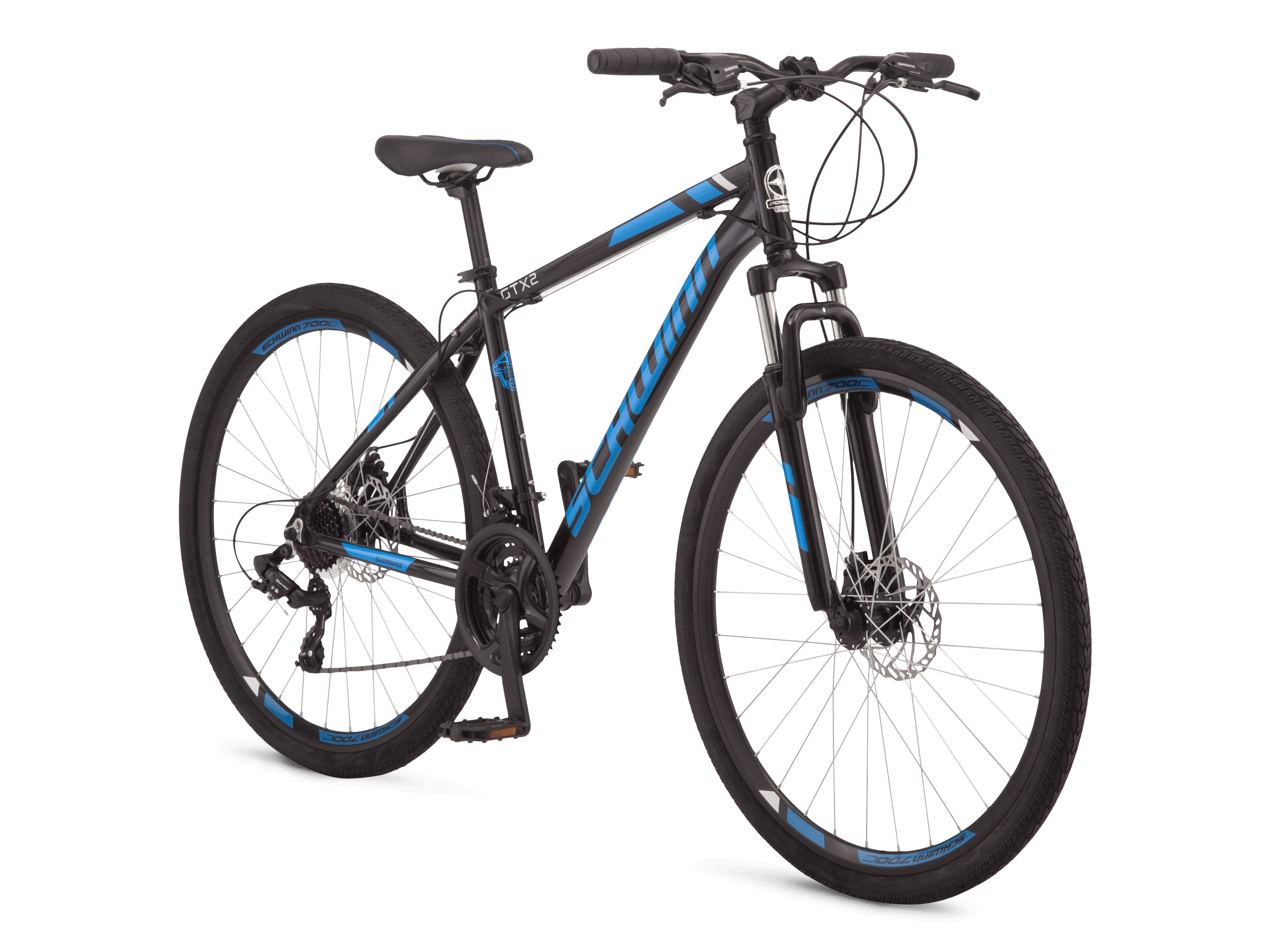 Schwinn GTX 2 - 700c Hybrid Bike Black