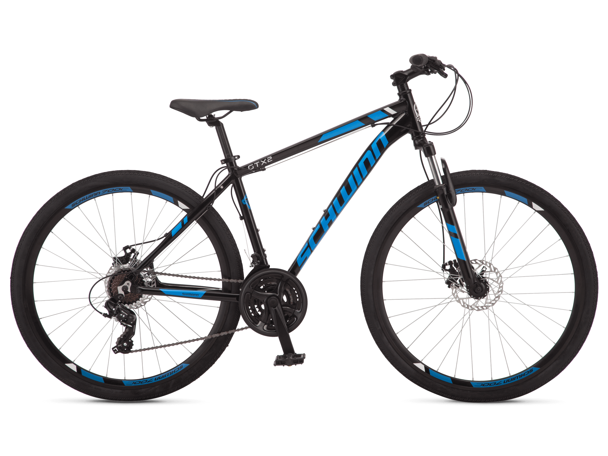 schwinn GTX 2 - 700c Hybrid Bike Black