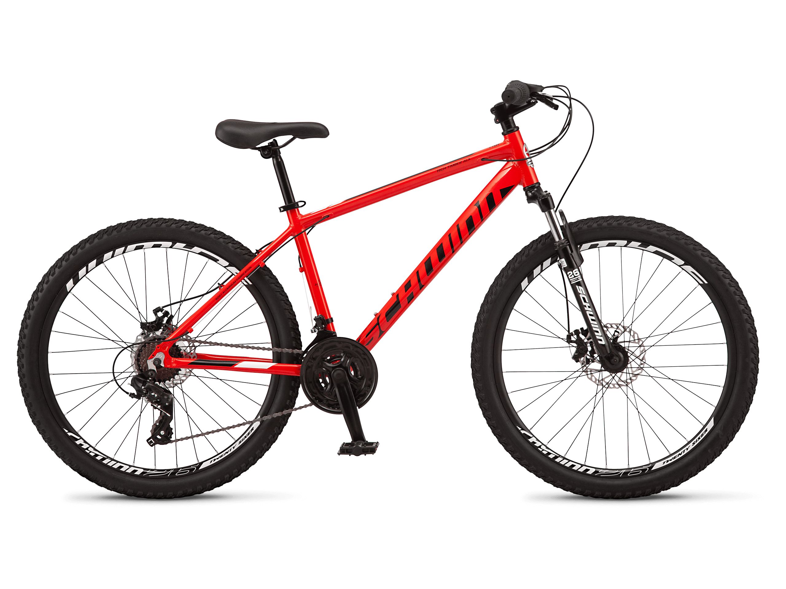 schwinn High Timber ALX 26in Mountain Bike Red
