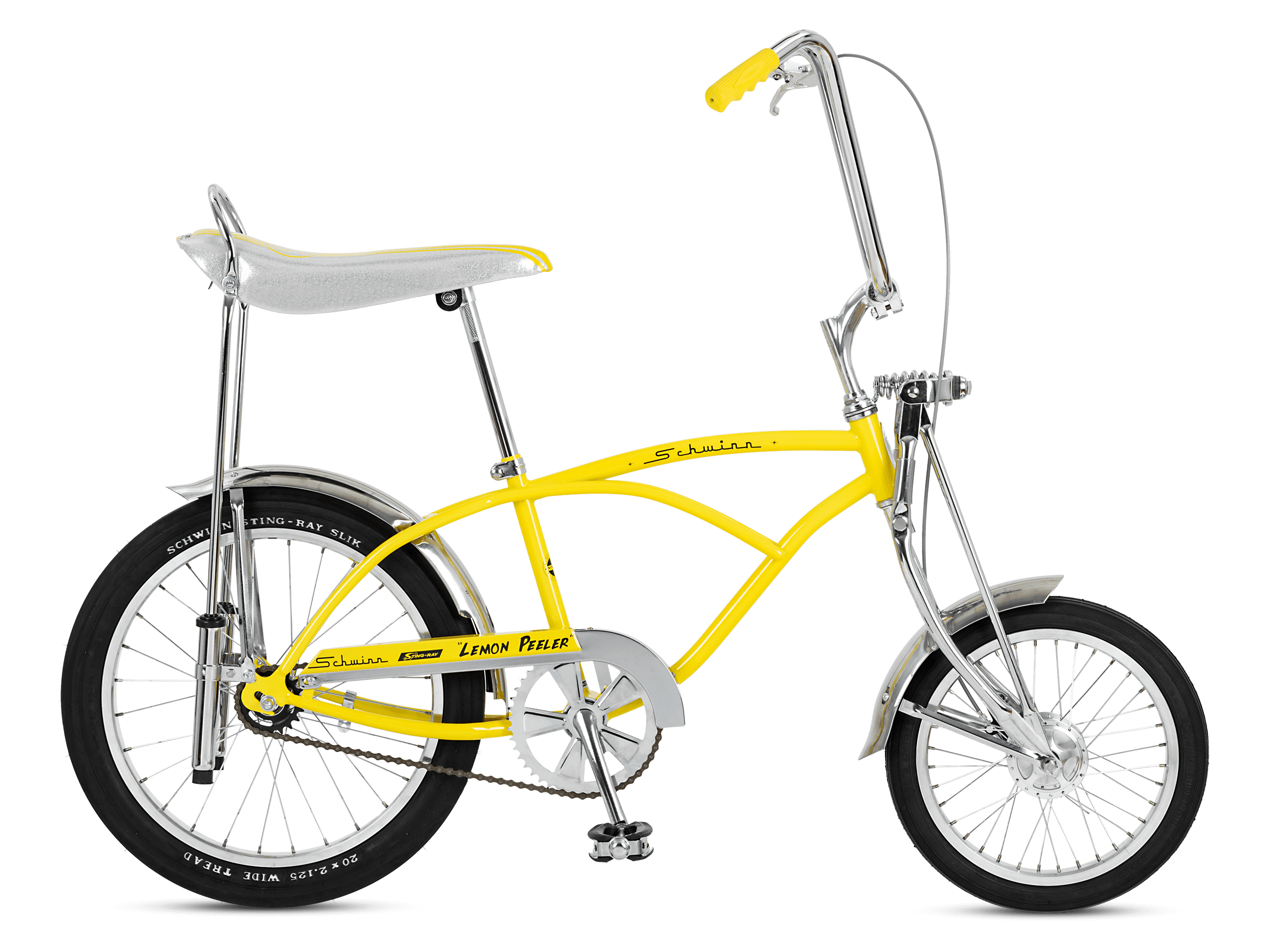schwinn Lemon Peeler Krate 20in Kids Bike Yellow