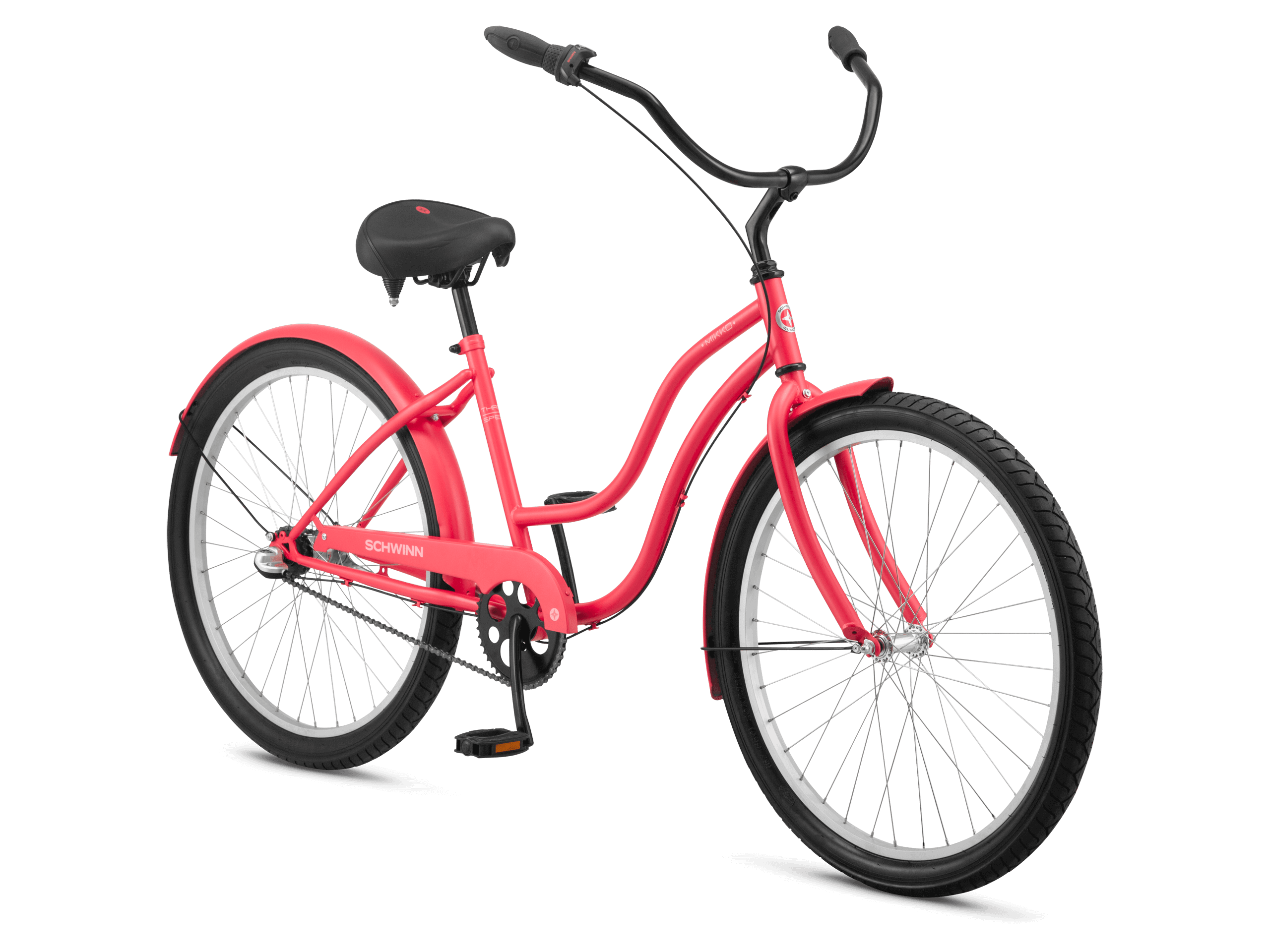 Schwinn Mikko 3 Step-Thru 26in Cruiser Bike Pink
