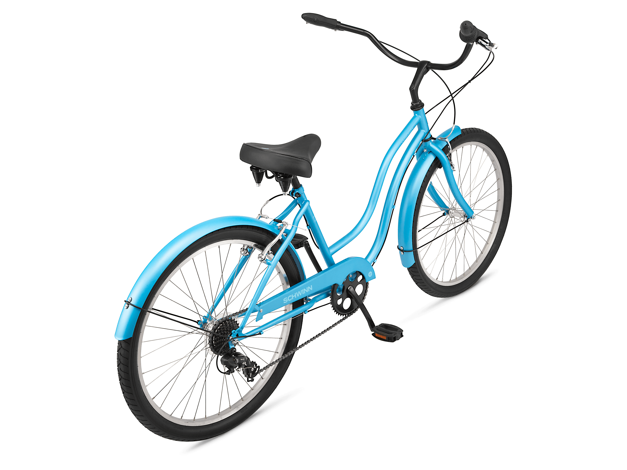 Schwinn Mikko 7 Step-Thru 26in Cruiser Bike Blue