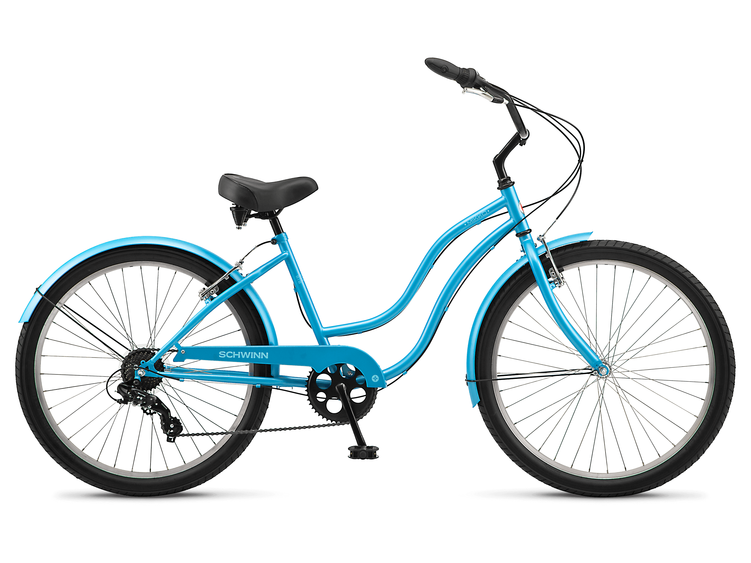 schwinn Mikko 7 Step-Thru 26in Cruiser Bike Blue
