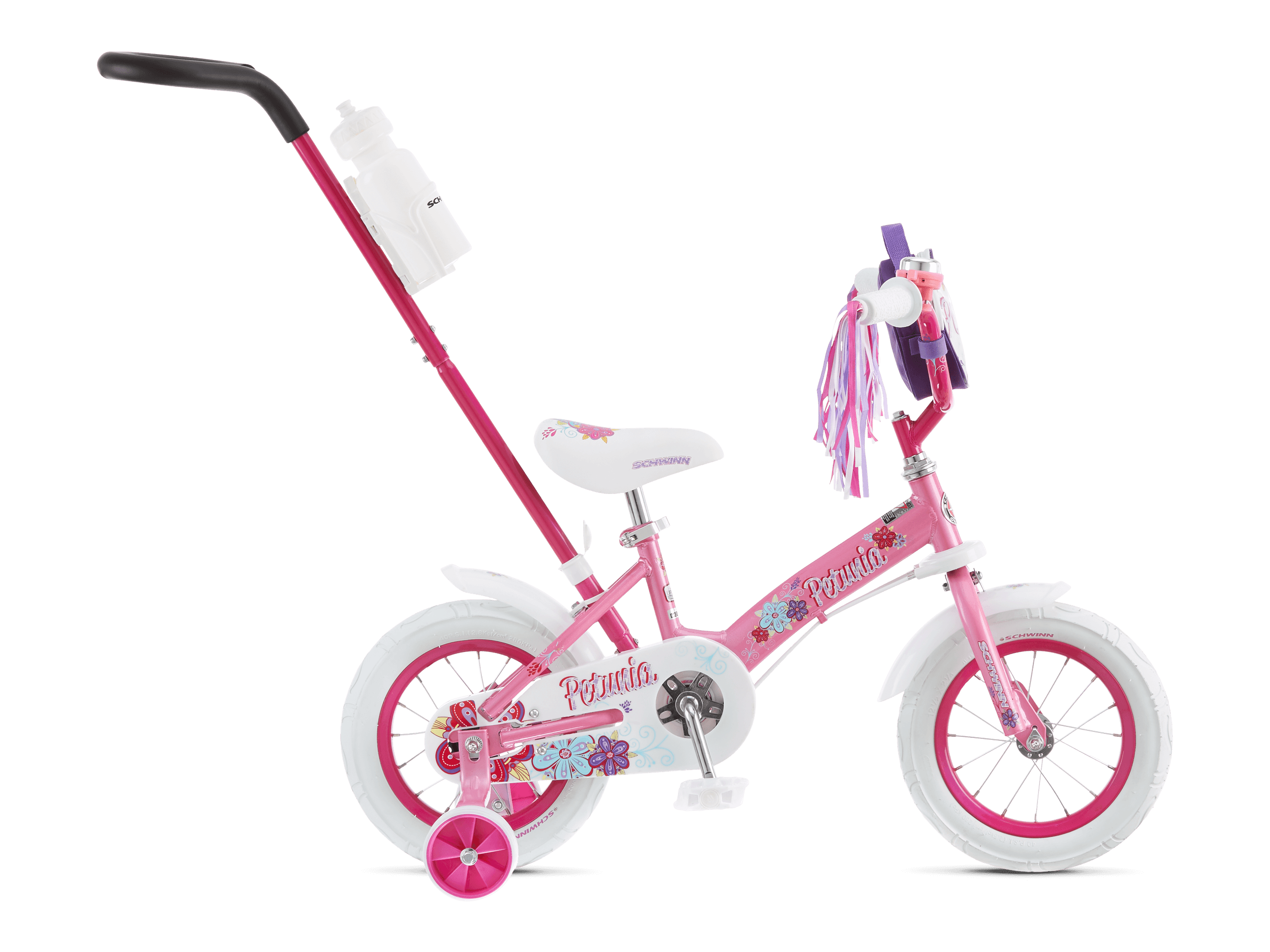 schwinn Petunia 12in Kids Bike Pink