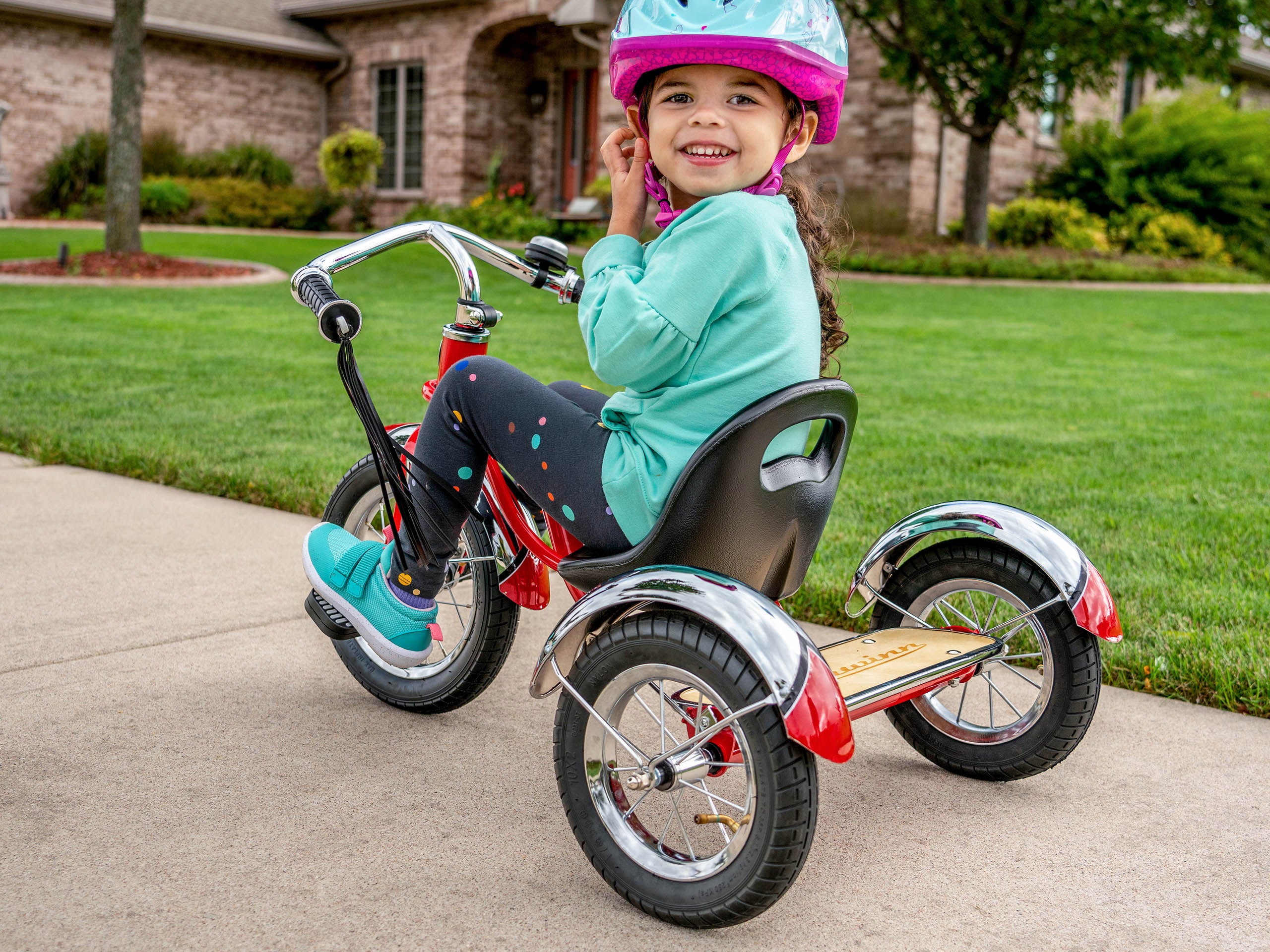 Schwinn Roadster Tricycle 12in Kids Bike Orange