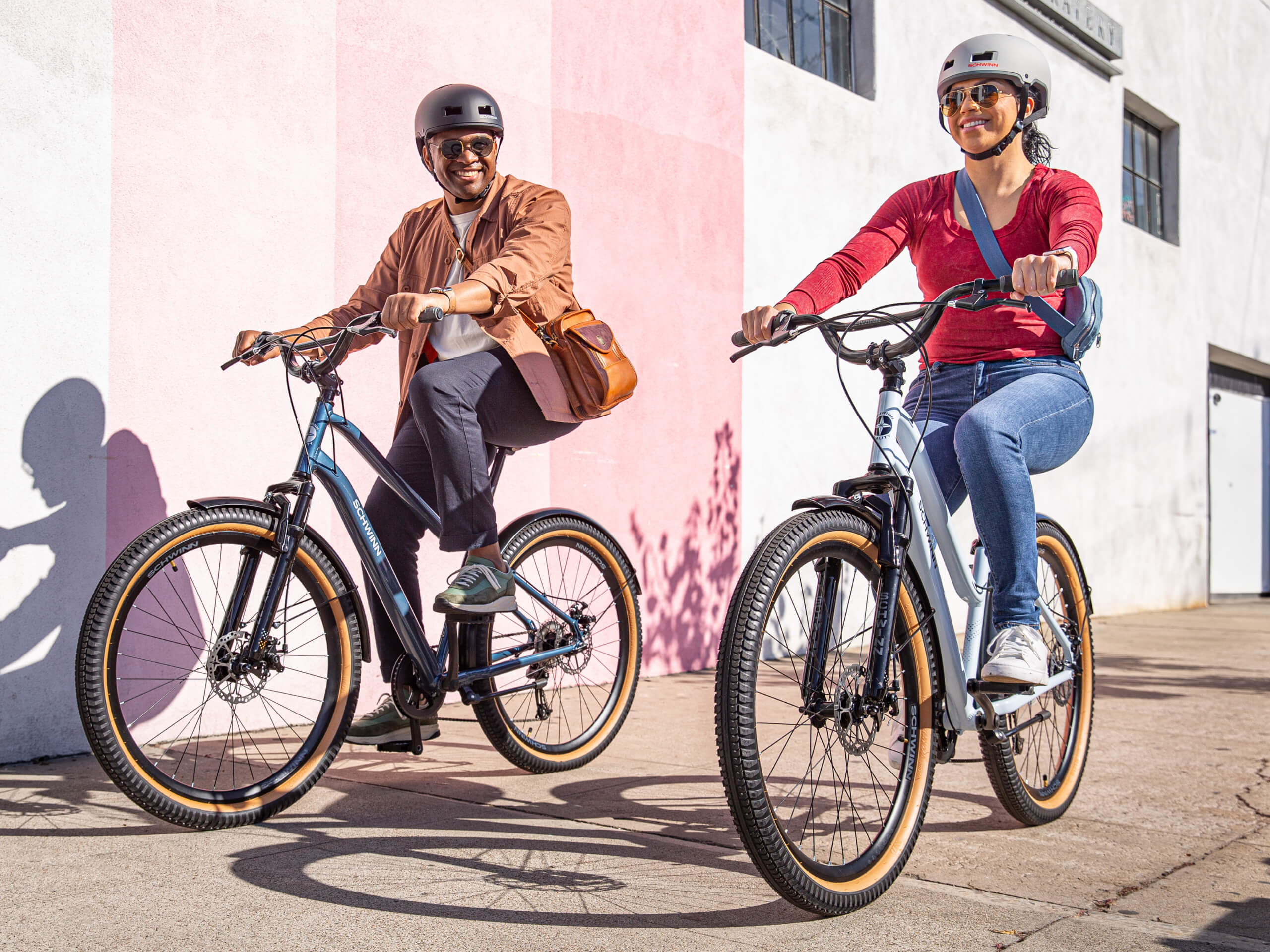 Schwinn Vega CE Low-Step 27.5in Hybrid Bike White