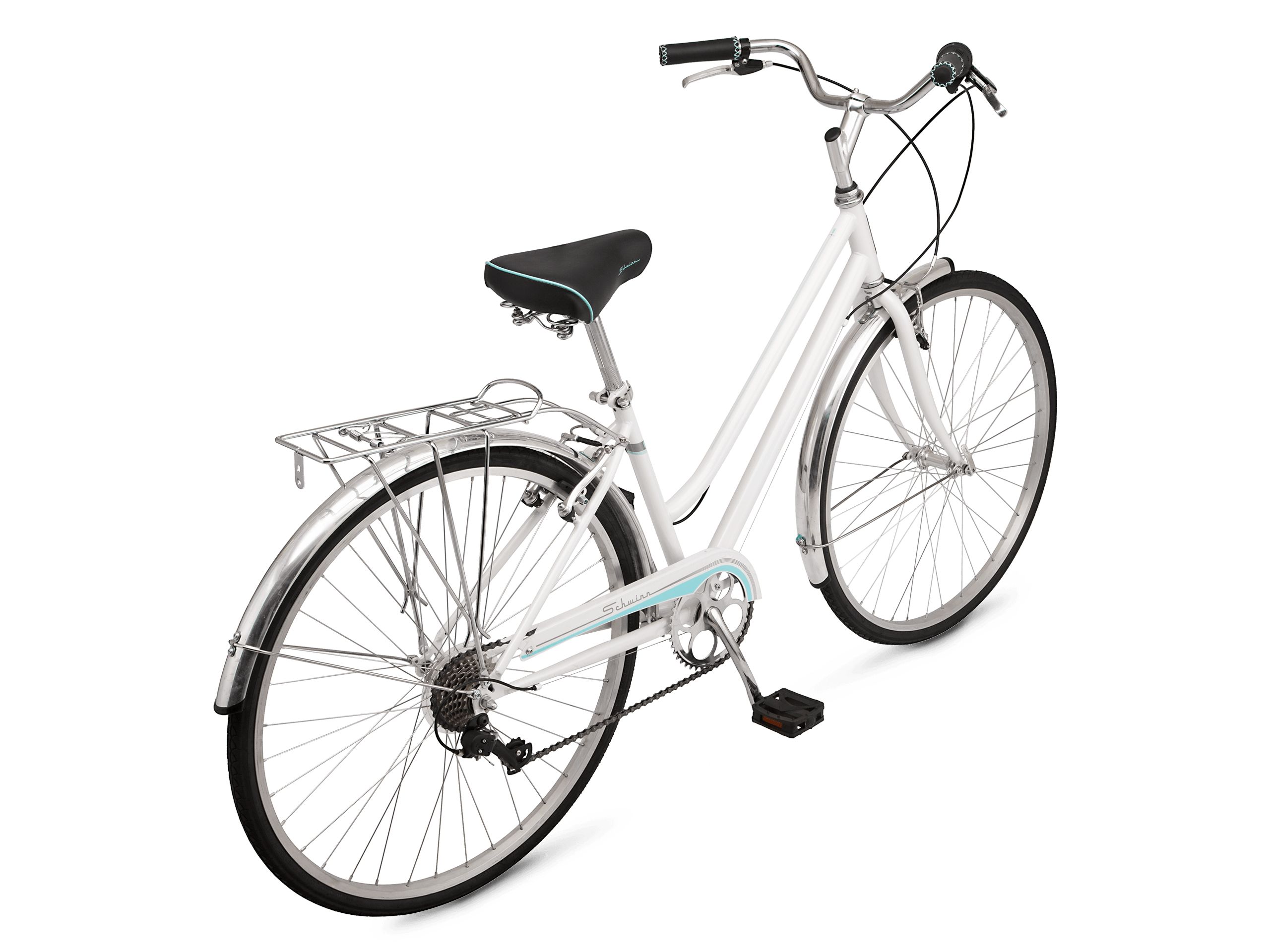 Schwinn Wayfarer Step-Thru 700c Hybrid Bike Mango