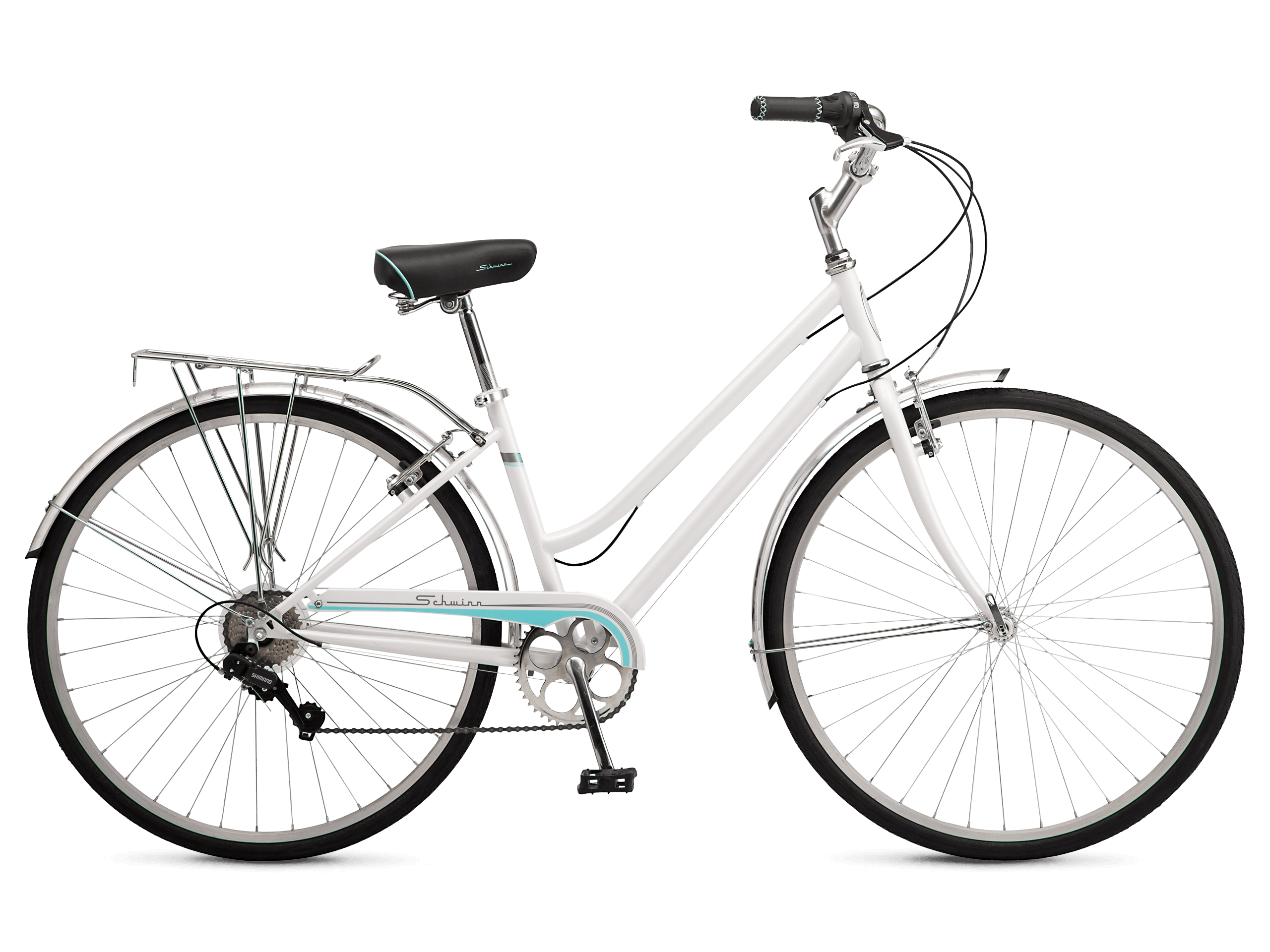 schwinn Wayfarer Step-Thru 700c Hybrid Bike Mango