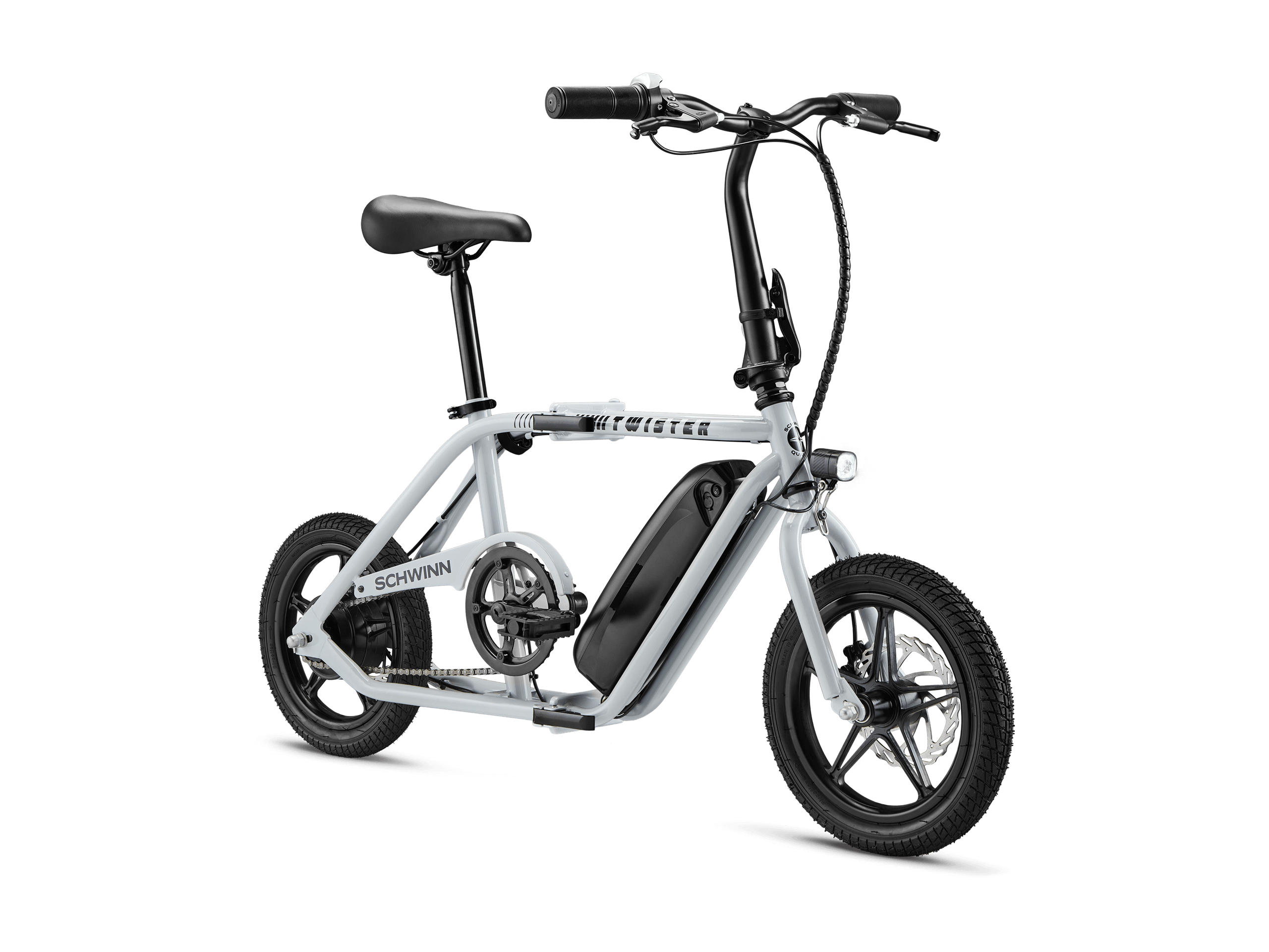 Schwinn Twister Folding Electric Bike Electric Bike Silver