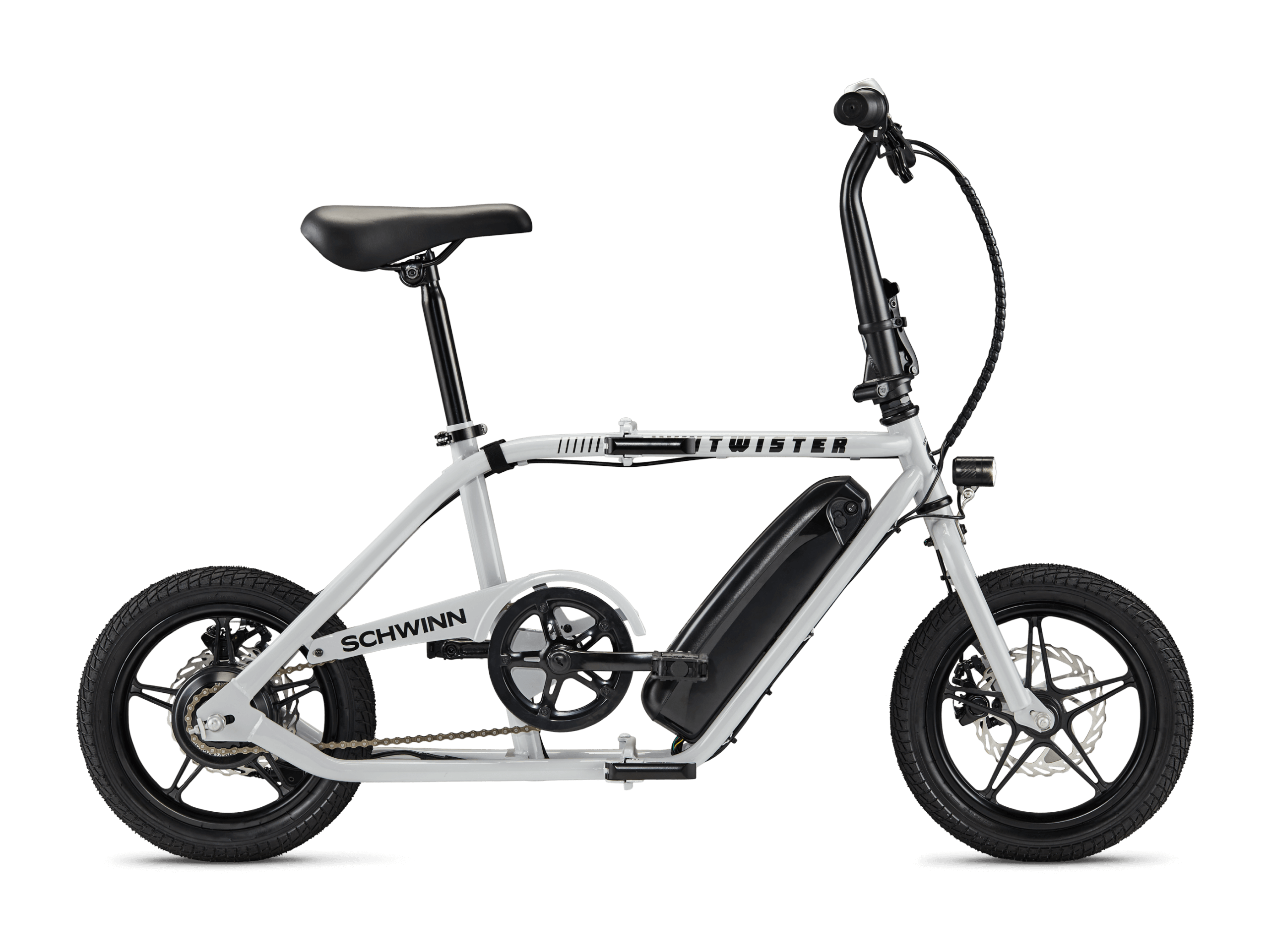 schwinn Twister Folding Electric Bike Electric Bike Silver