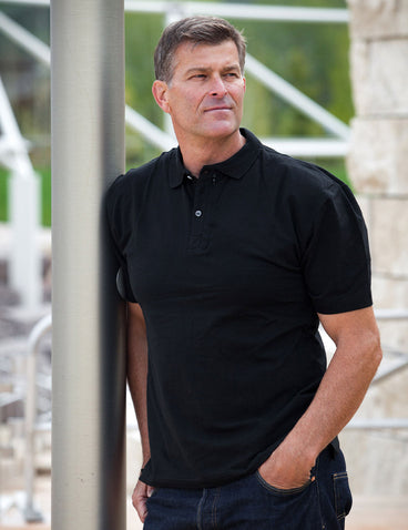 Scottevest Bamboo Polo Black