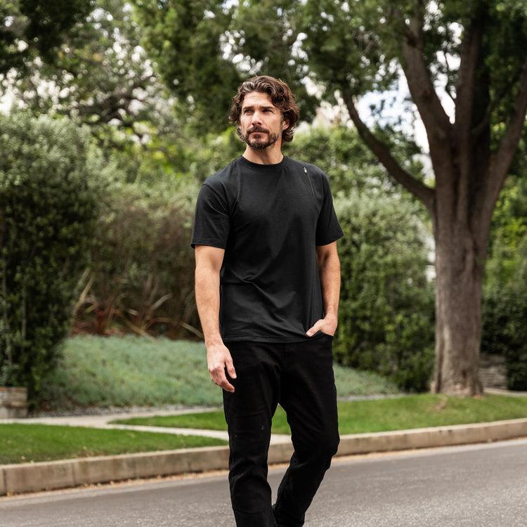 scottevest Bamboo T-Shirt Black
