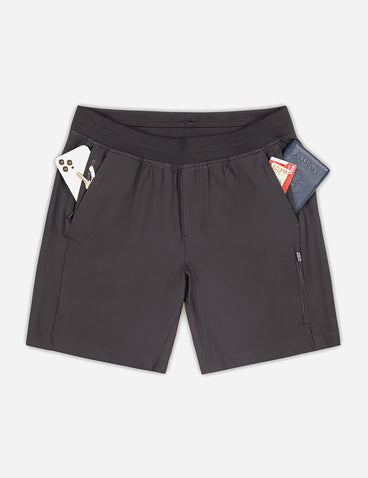 Scottevest Elevated Everyday Lounge Shorts Gray