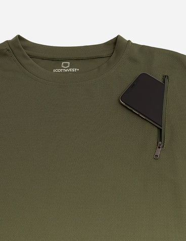 Scottevest Long Sleeve Performance T-Shirt Black